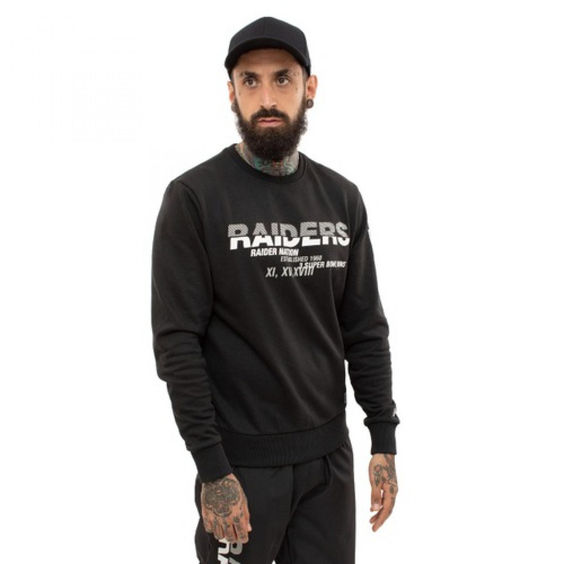 Sweatshirt New Era  NFL Slogan Oakland Raiders