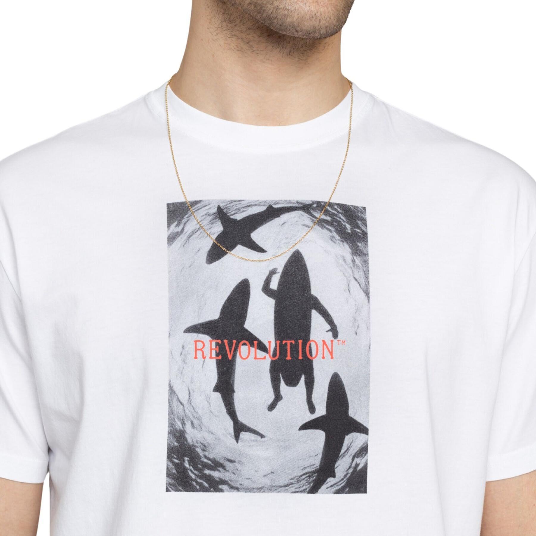 T-Shirt mit Rundhalsausschnitt Revolution