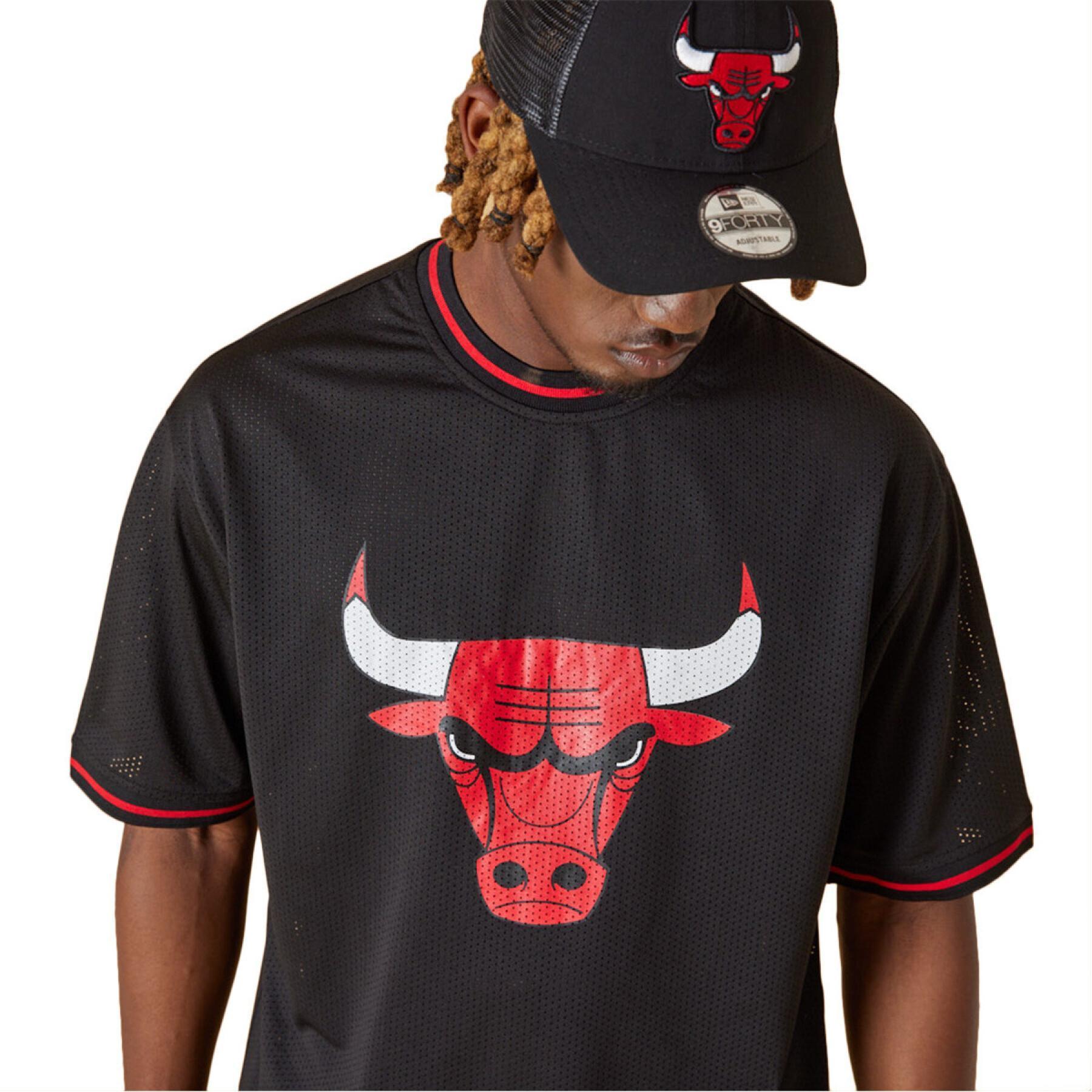 Kurzarm-T-Shirt Chicago Bulls Mesh Logo