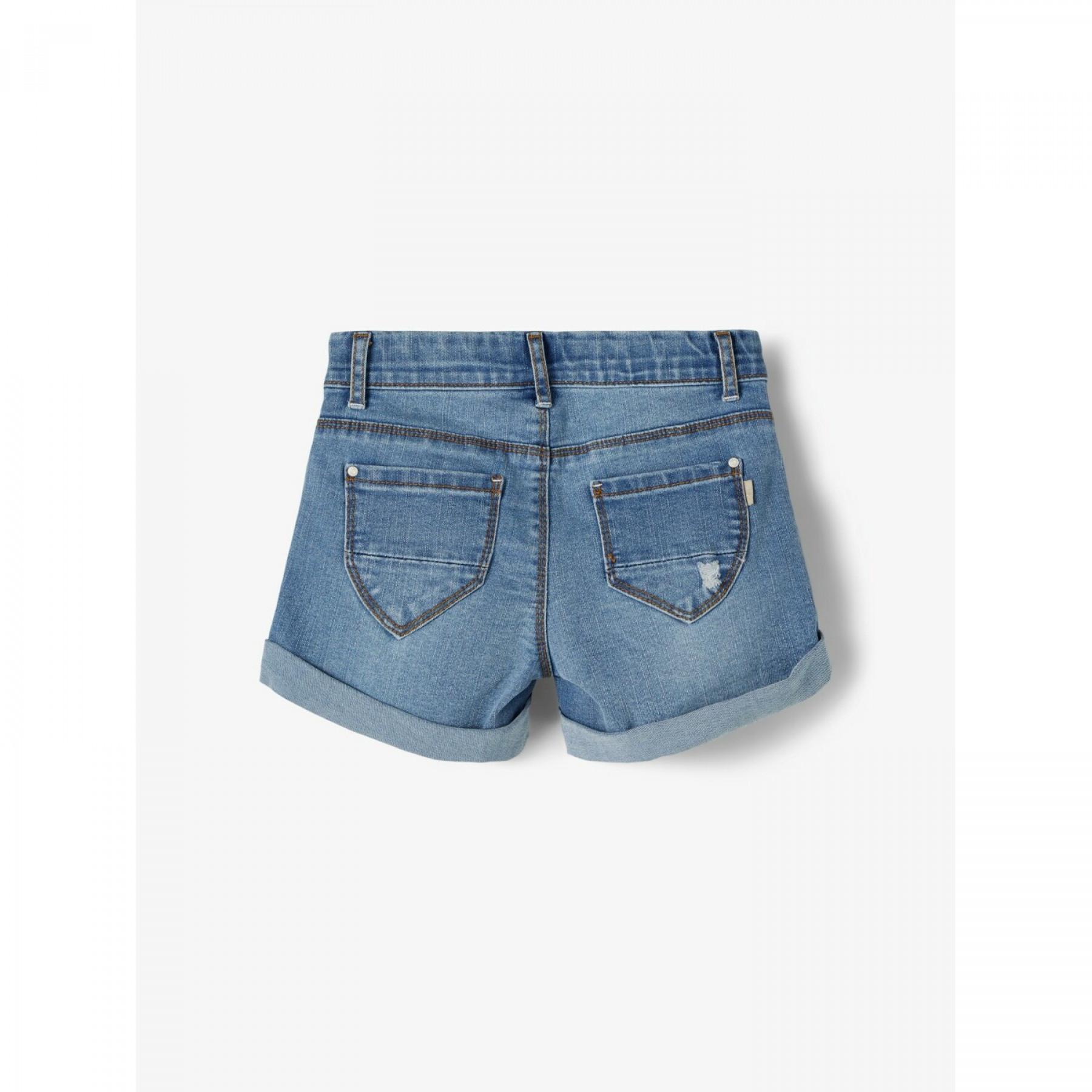 Skinny-Jeans-Shorts für Mädchen Name it Salliteces
