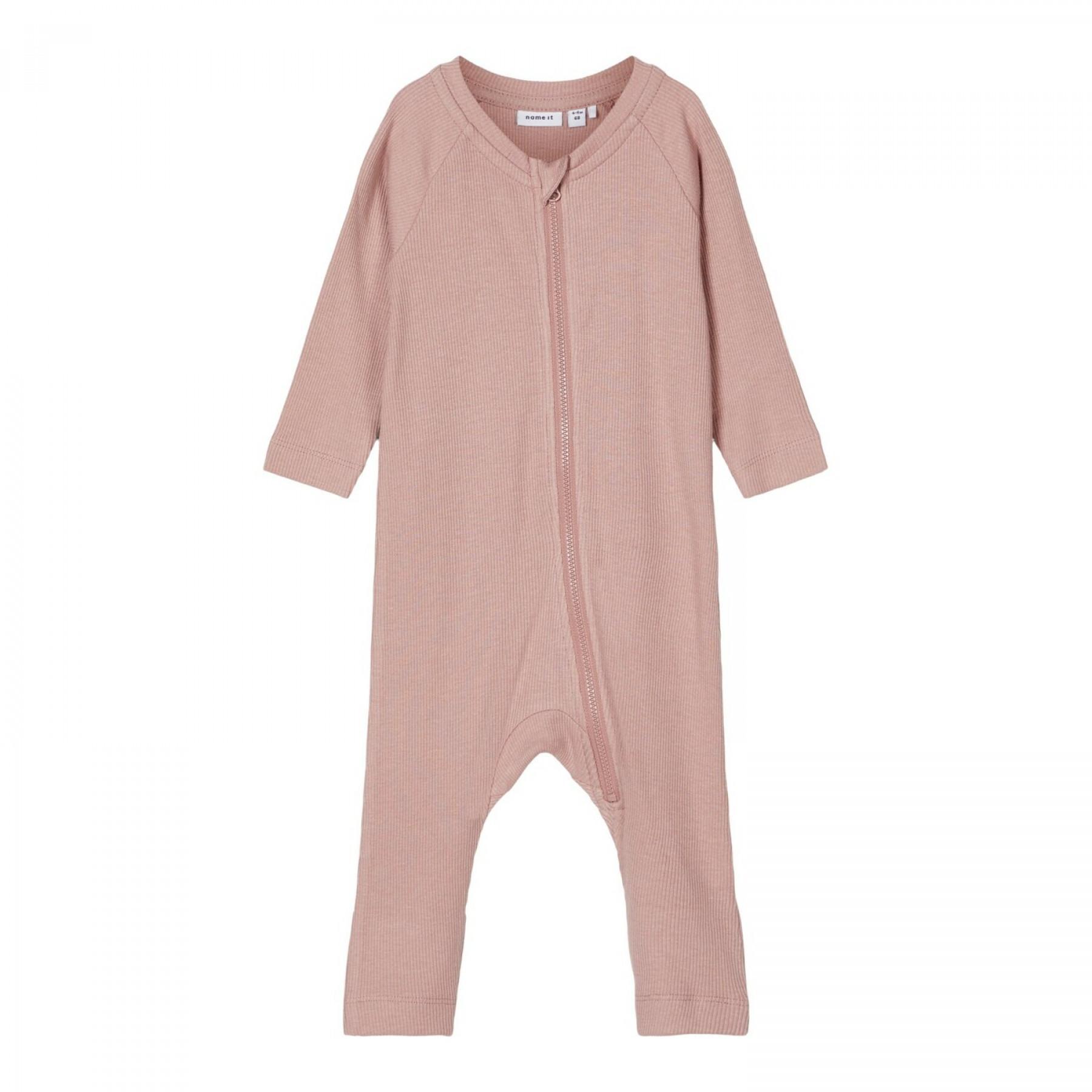 Langärmeliger Baby-Schlafanzug mit Reißverschluss Name it Rinka