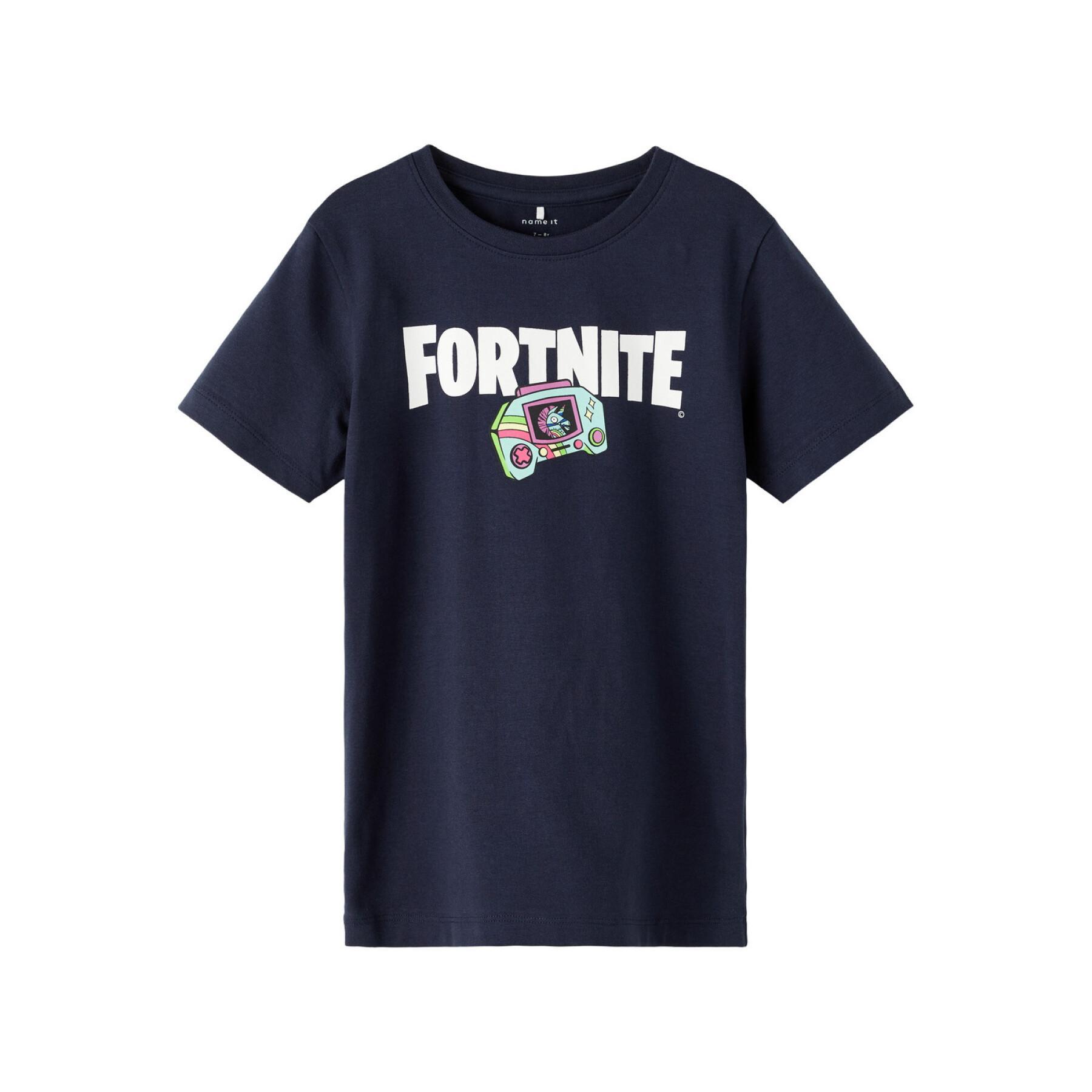 Kinder T-Shirt Name it Frame Fortnite Box bfu