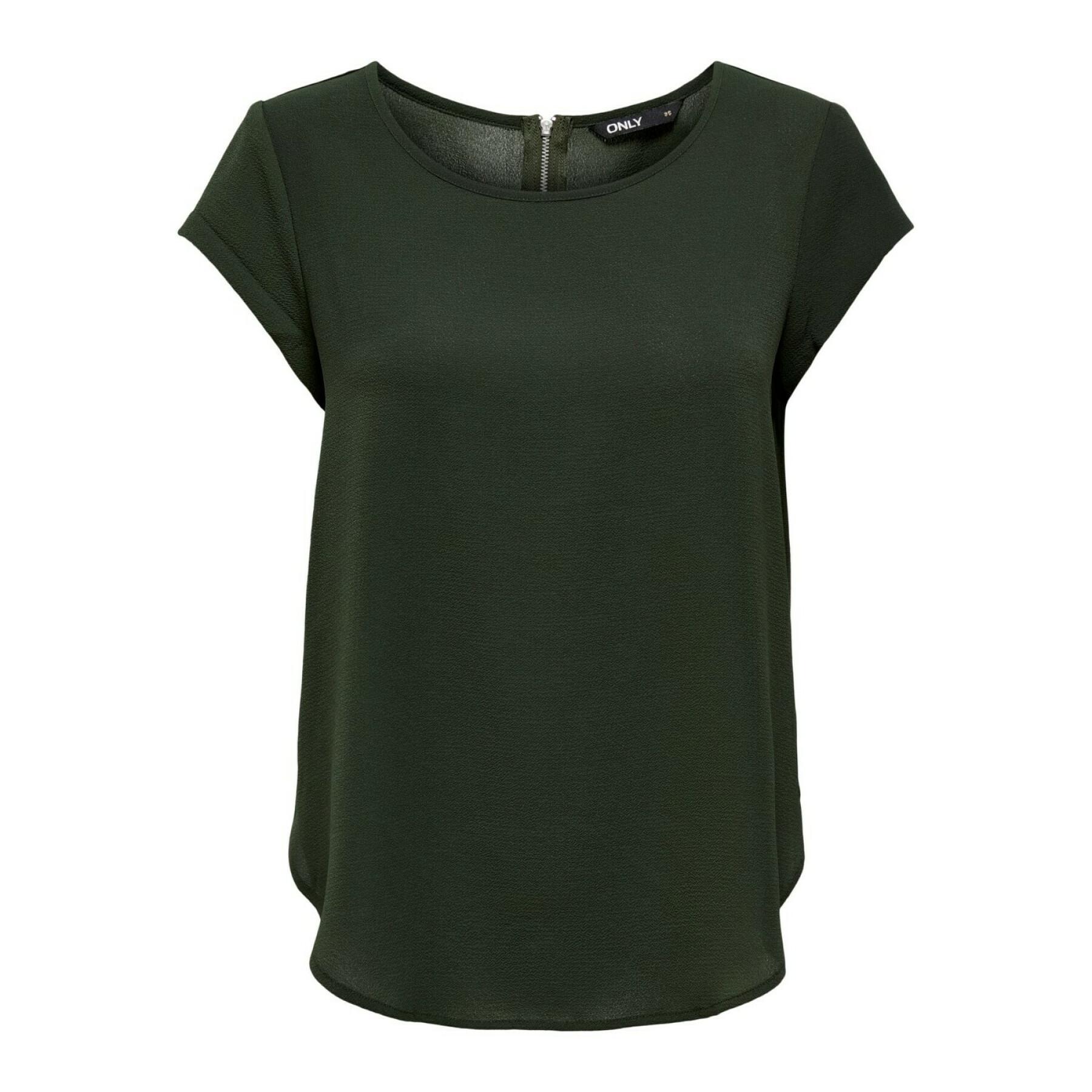 Damen-T-Shirt Only onlvic solid ptm
