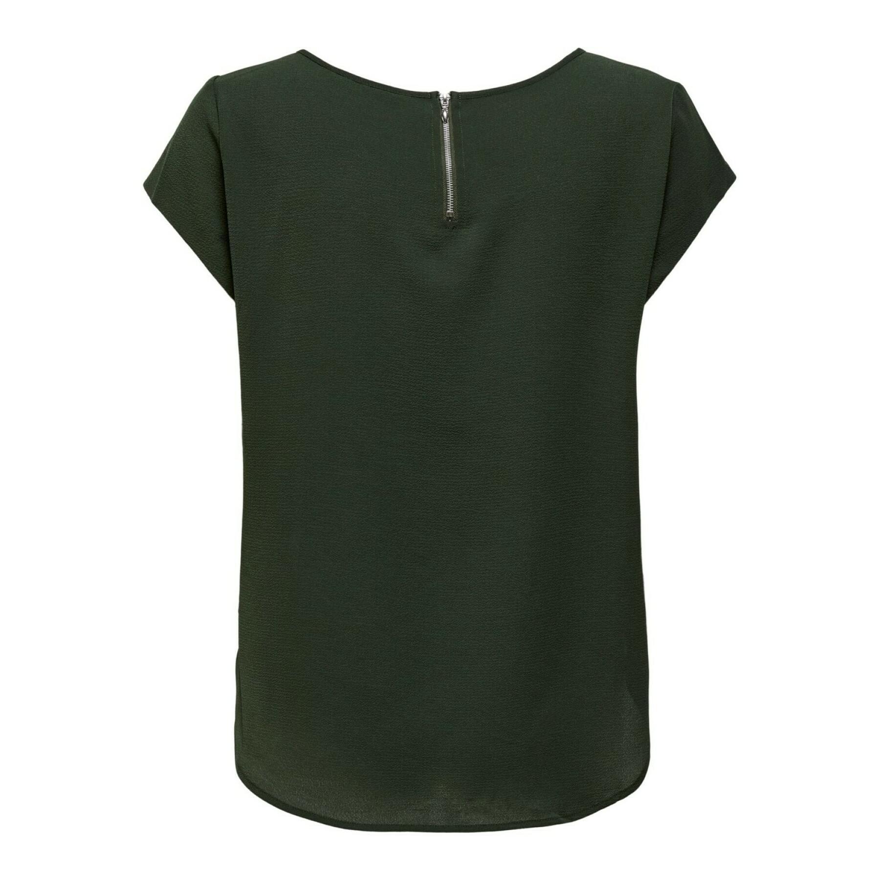 Damen-T-Shirt Only onlvic solid ptm