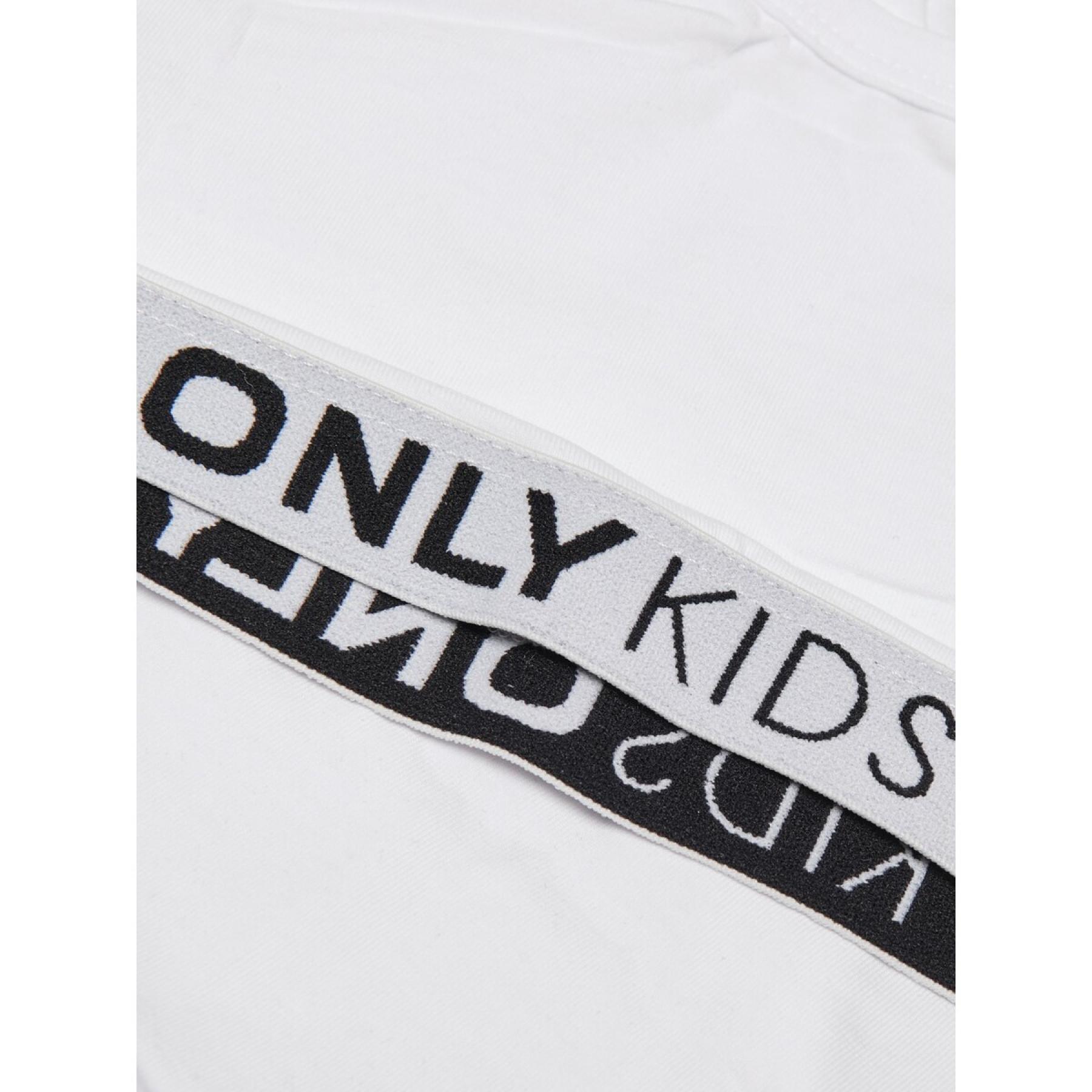 Set mit 2 T-Shirts für Mädchen Only kids Love life sport