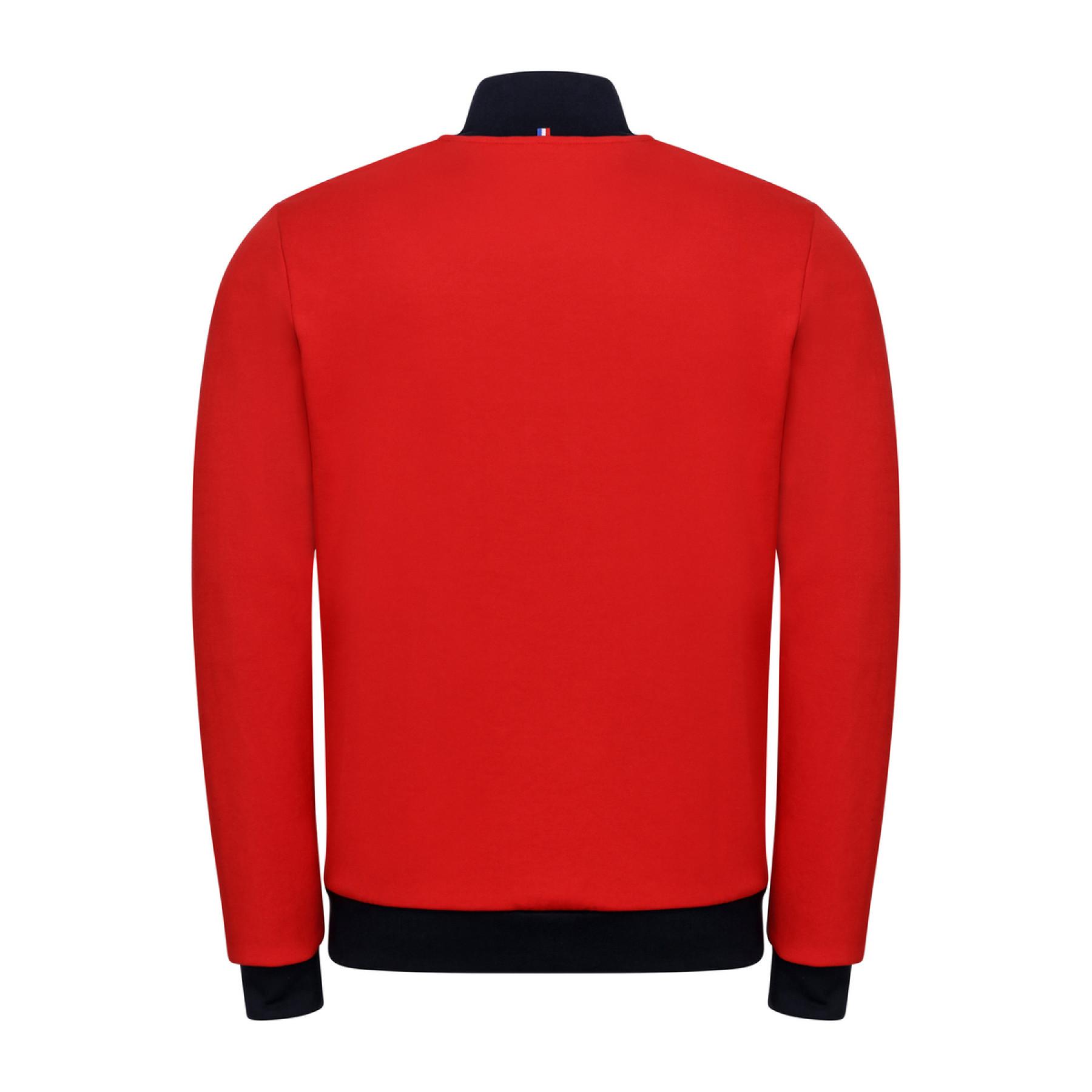 Sweatshirt mit Reißverschluss Le Coq Sportif Essentiels bicolore n°1
