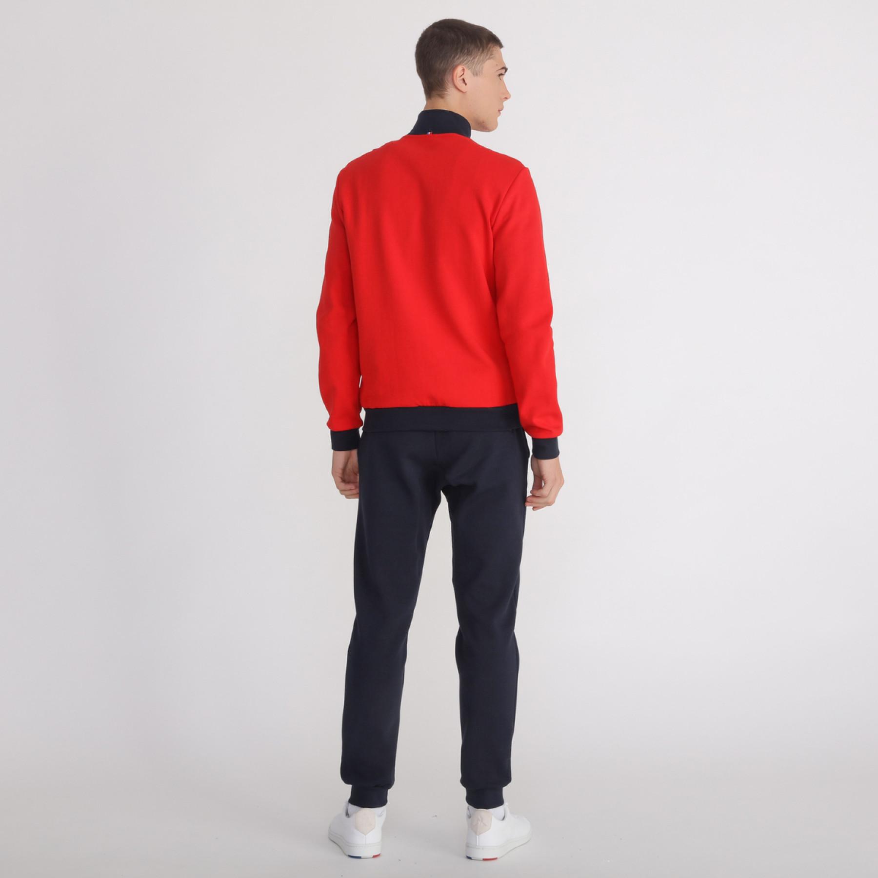 Sweatshirt mit Reißverschluss Le Coq Sportif Essentiels bicolore n°1