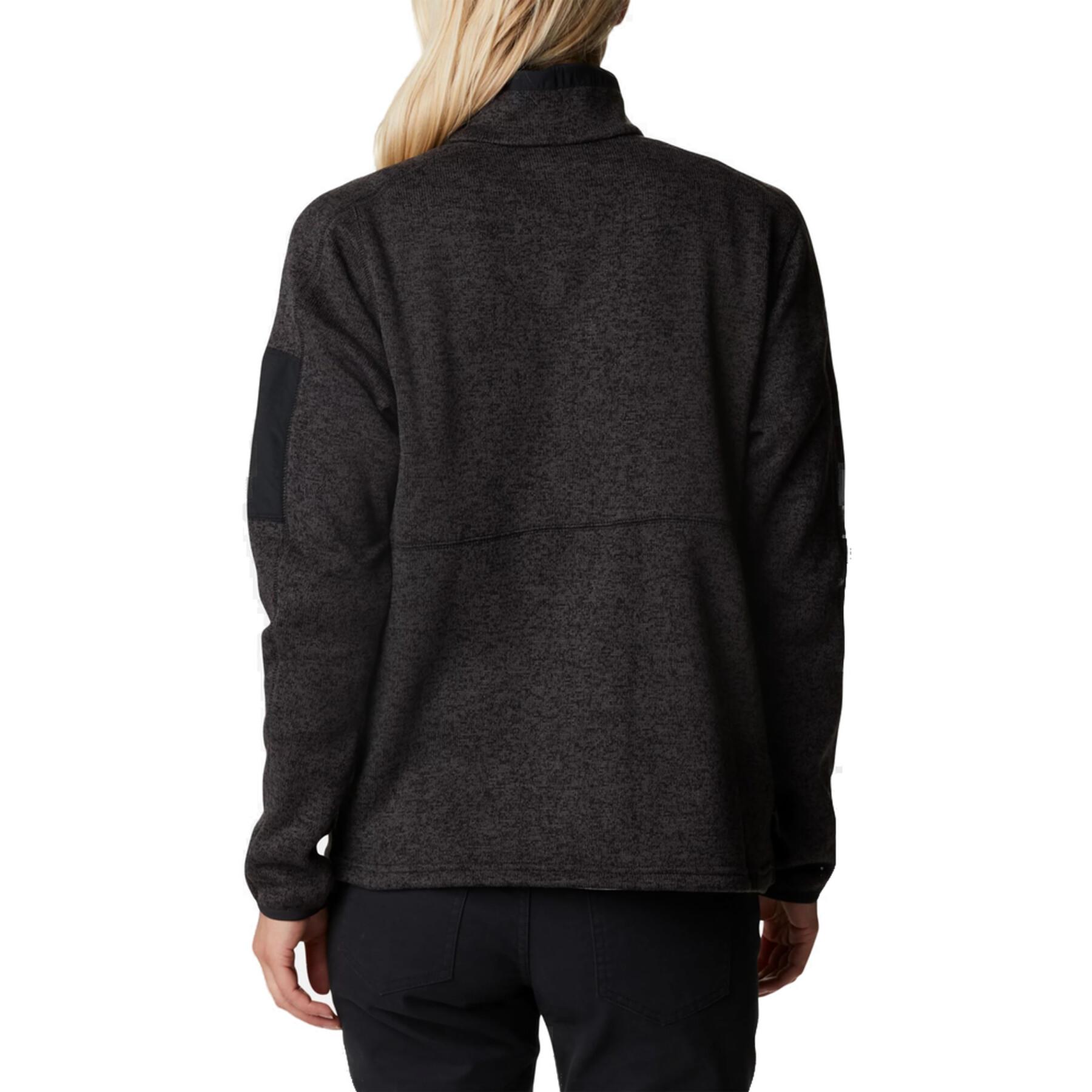 Damen Sweatshirt mit 1/2 Reißverschluss Columbia Sweater Weather