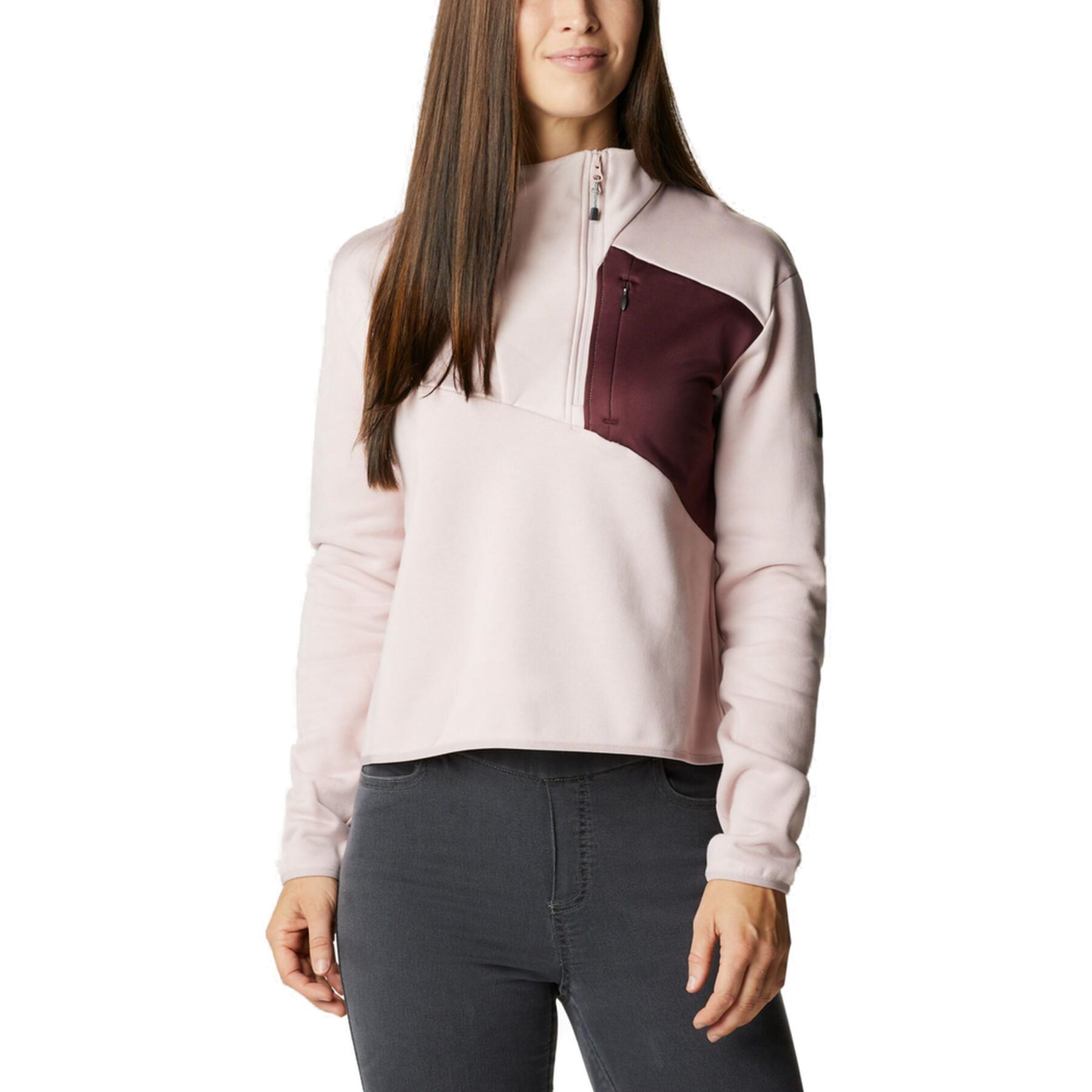 Damen-Sweatshirt Columbia Lodge Hybrid