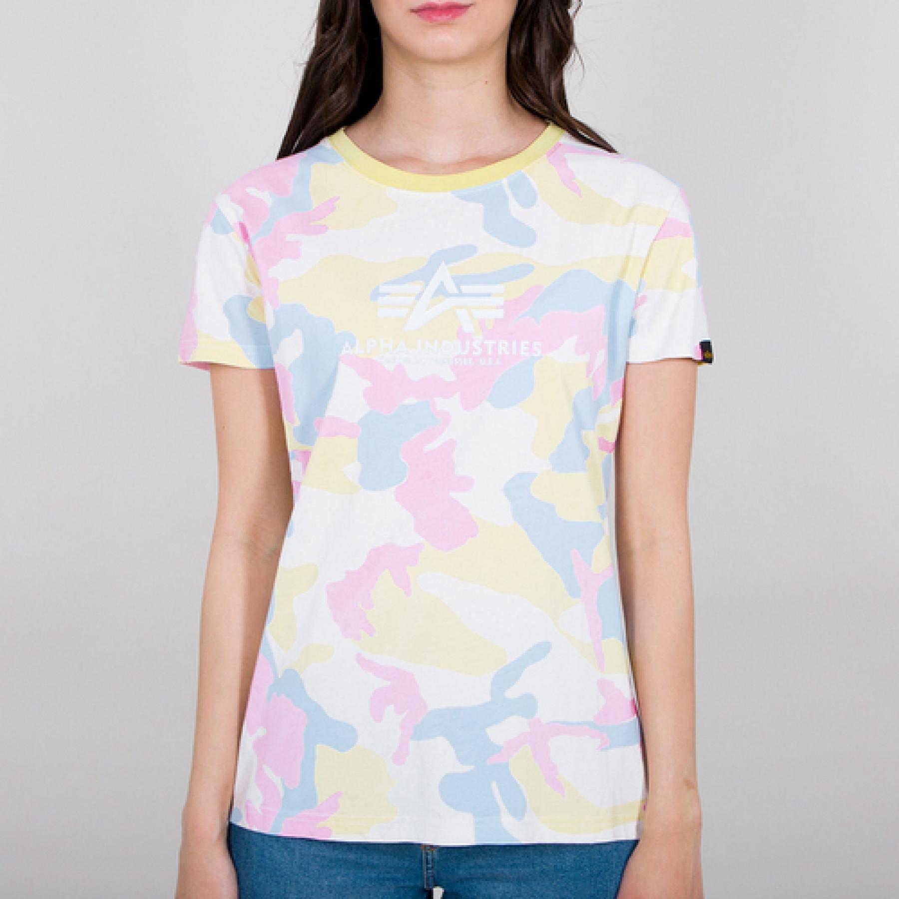 Frauen-T-Shirt Alpha Industries New Camo Basic