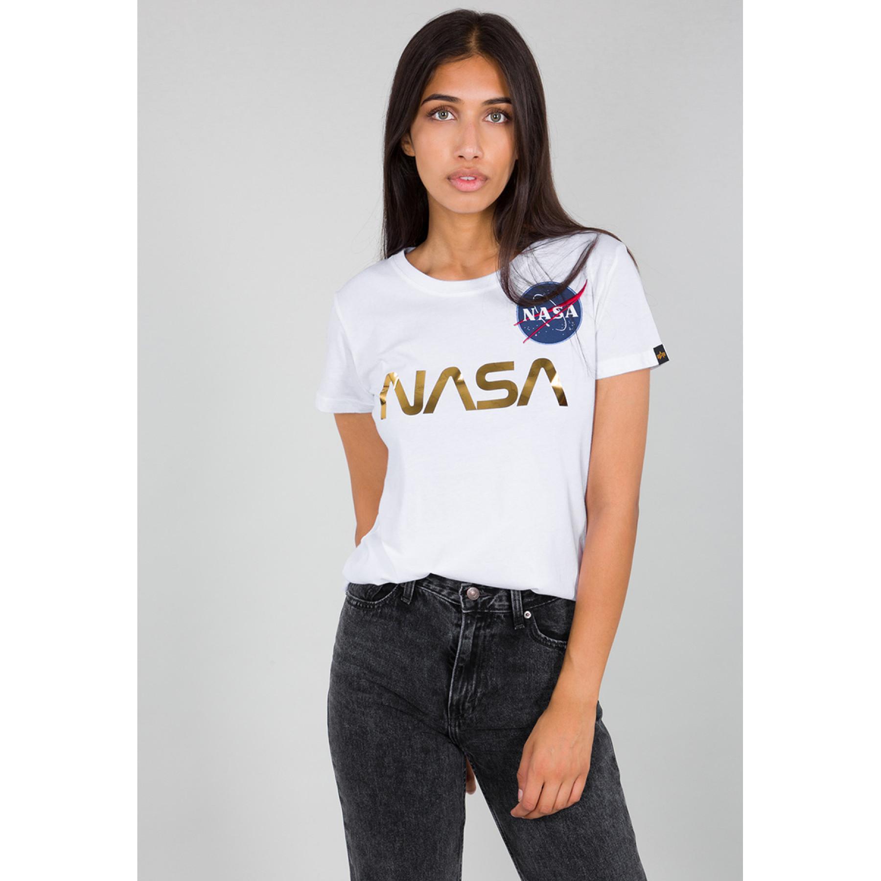 Frauen-T-Shirt Alpha Industries NASA PM