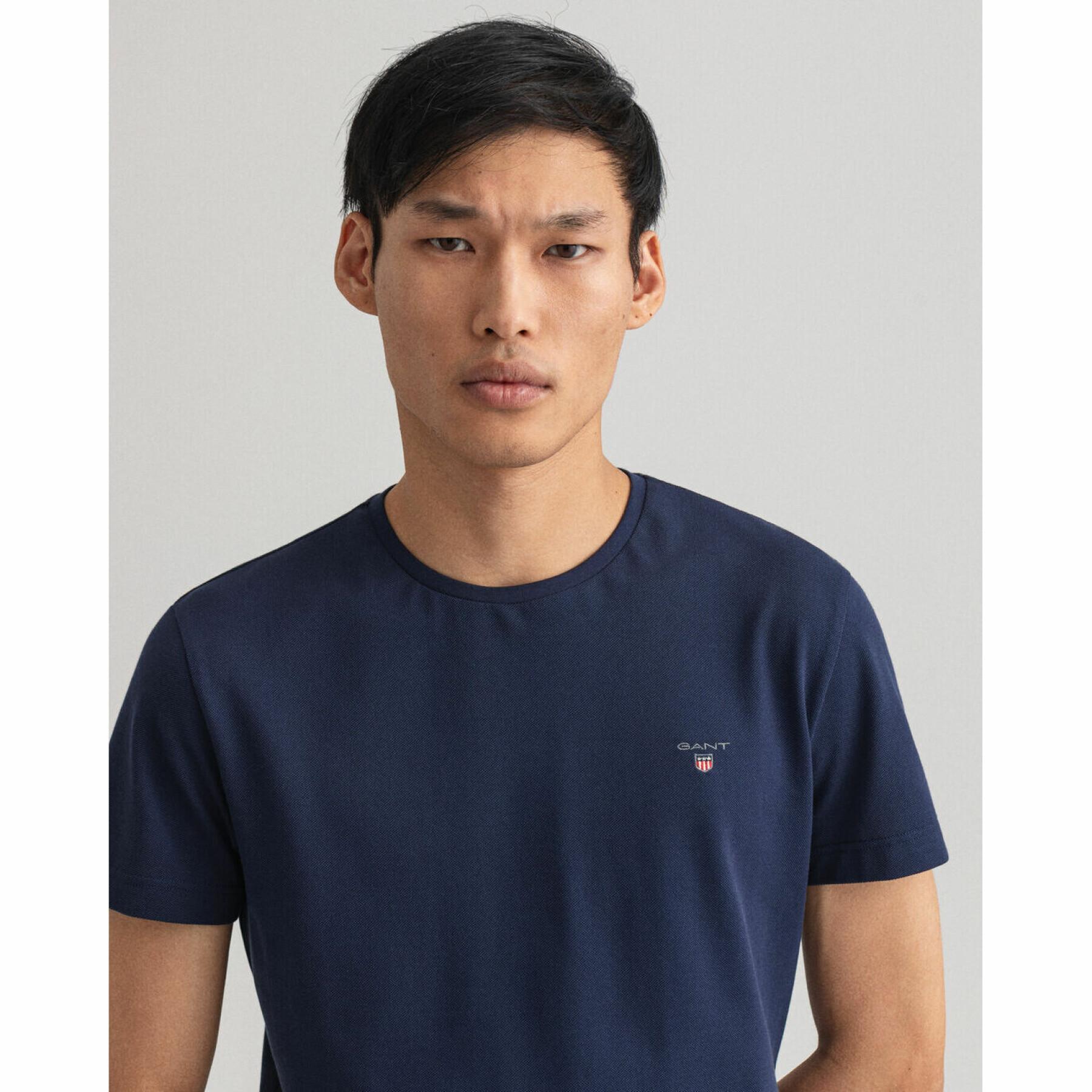 T-Shirt aus Baumwoll-Piqué Gant Fit
