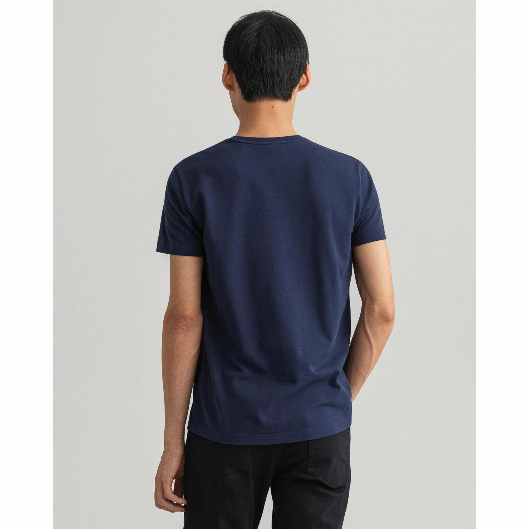 T-Shirt aus Baumwoll-Piqué Gant Fit