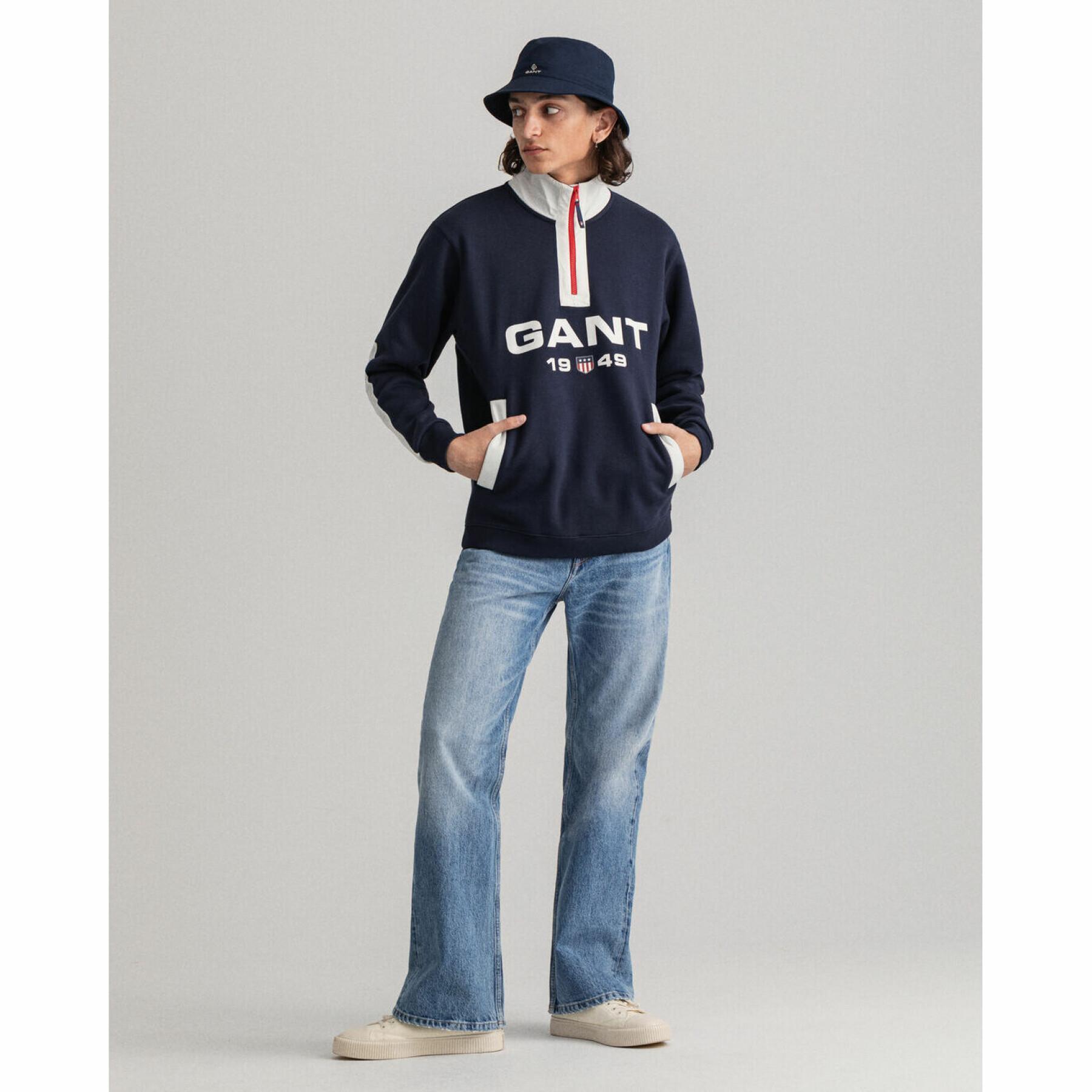 Sweatshirt Gant Retro Half-Zip