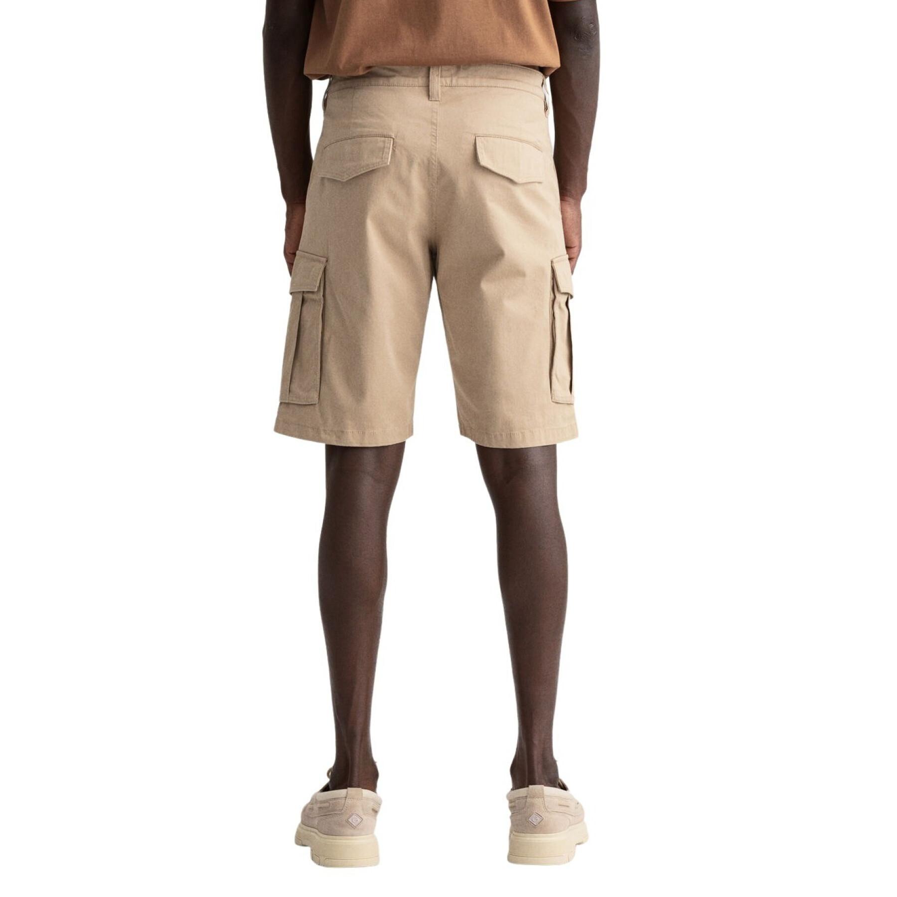 Cargo Shorts Gant Relaxed Fit Twill