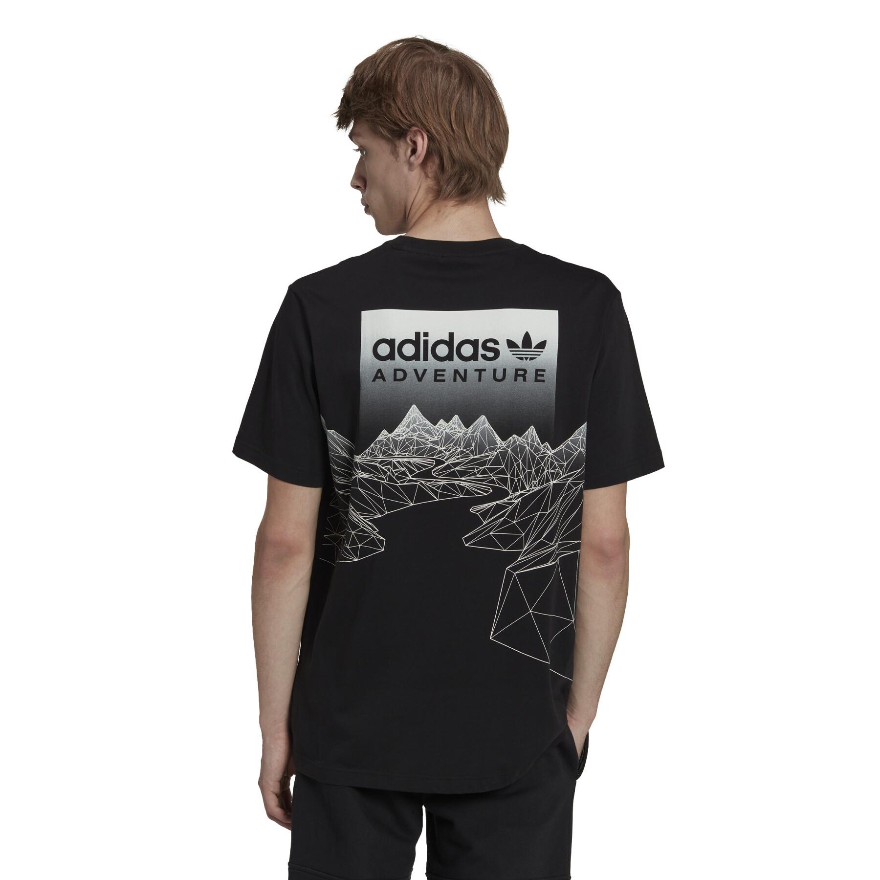 T-Shirt adidas Originals Adventure Mountain Back