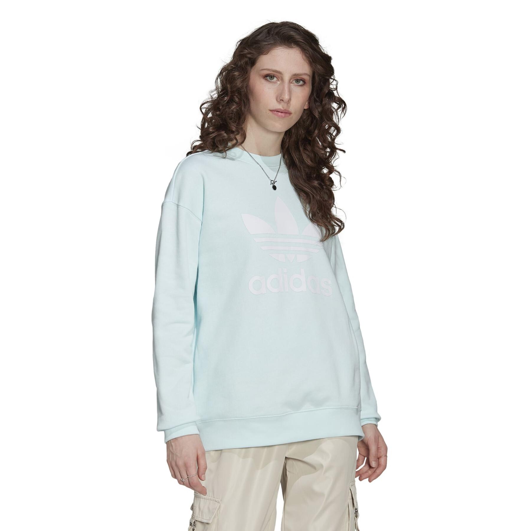 Rundhals-Sweatshirt Frau adidas Originals Trefoil