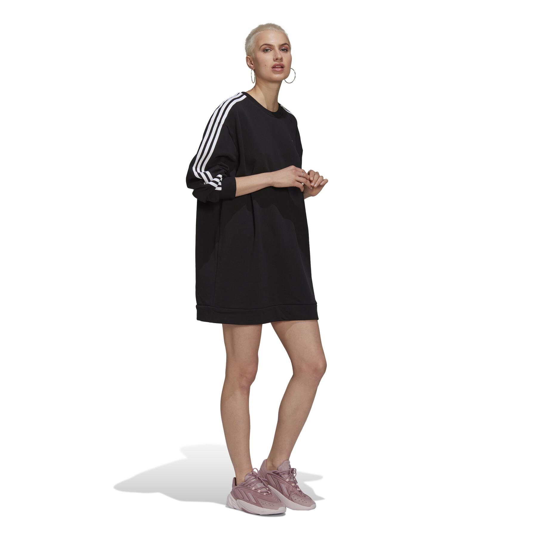 Sweatshirtkleid mit langen Ärmeln, Frau adidas Originals Adicolor Classics