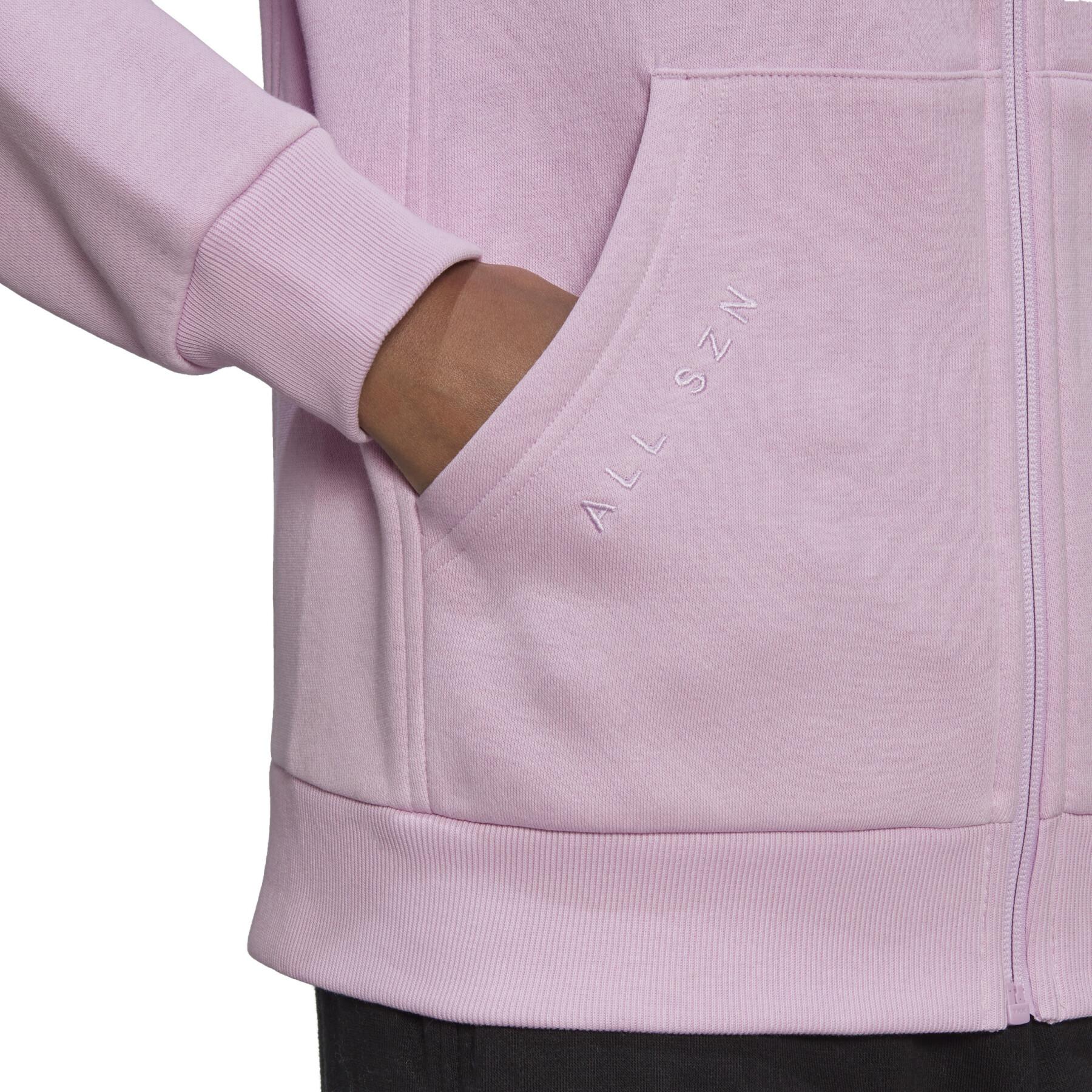 Kapuzen-Sweatshirt mit Reißverschluss, Damen adidas All SZN