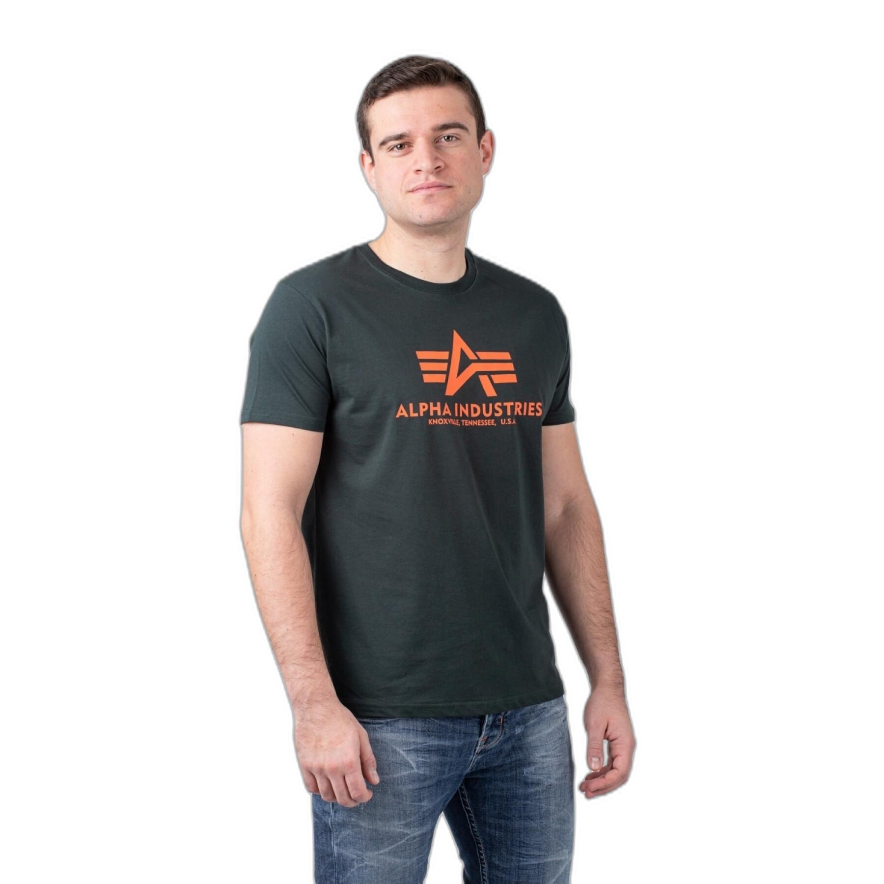 Kurzarm-T-Shirt Alpha Industries Basic 2 Pack