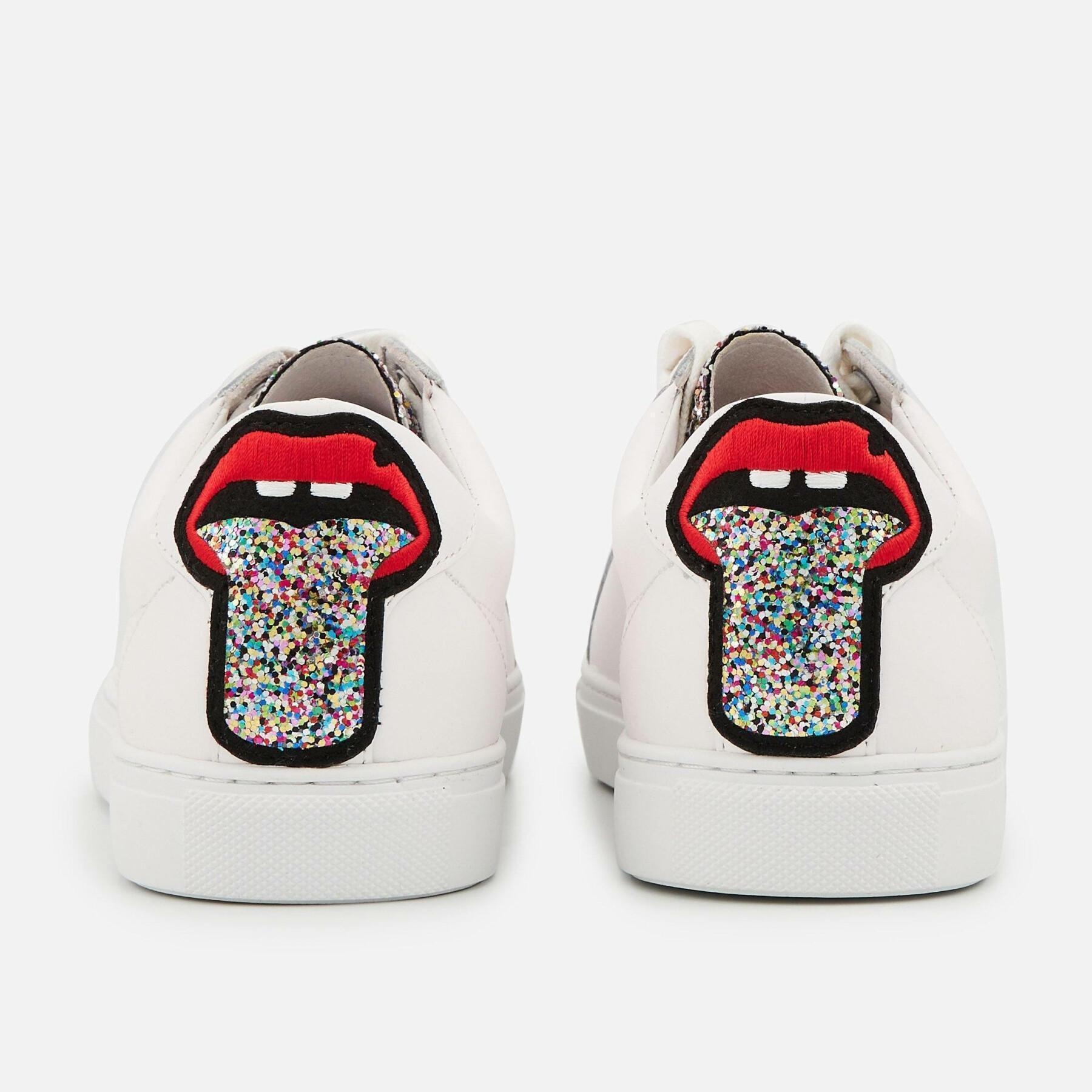 Sneakers für Frauen Bons baisers de Paname Simone-Glitter Tongue