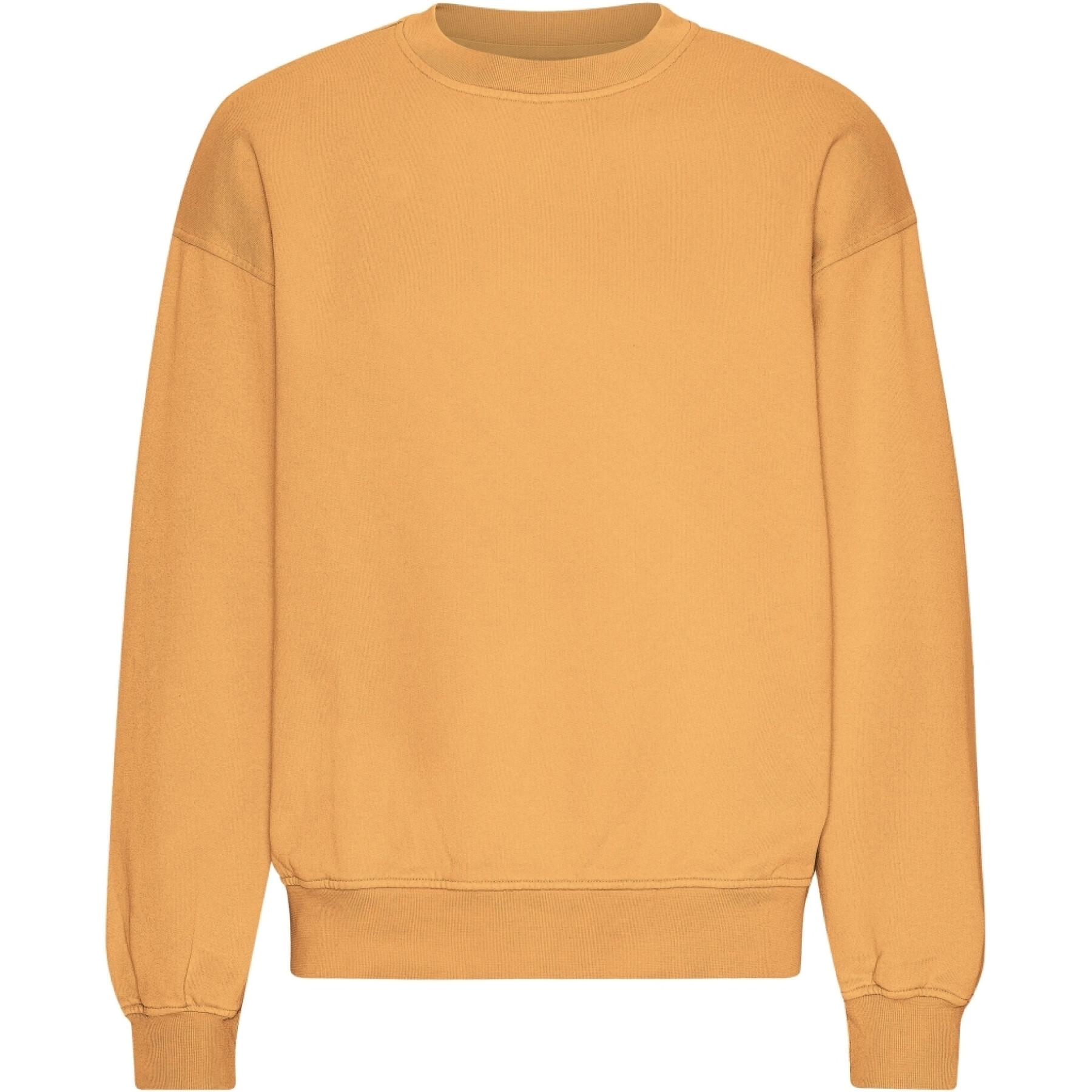 Sweatshirt mit Rundhalsausschnitt in Oversize-Optik Colorful Standard Organic Sandstone Orange