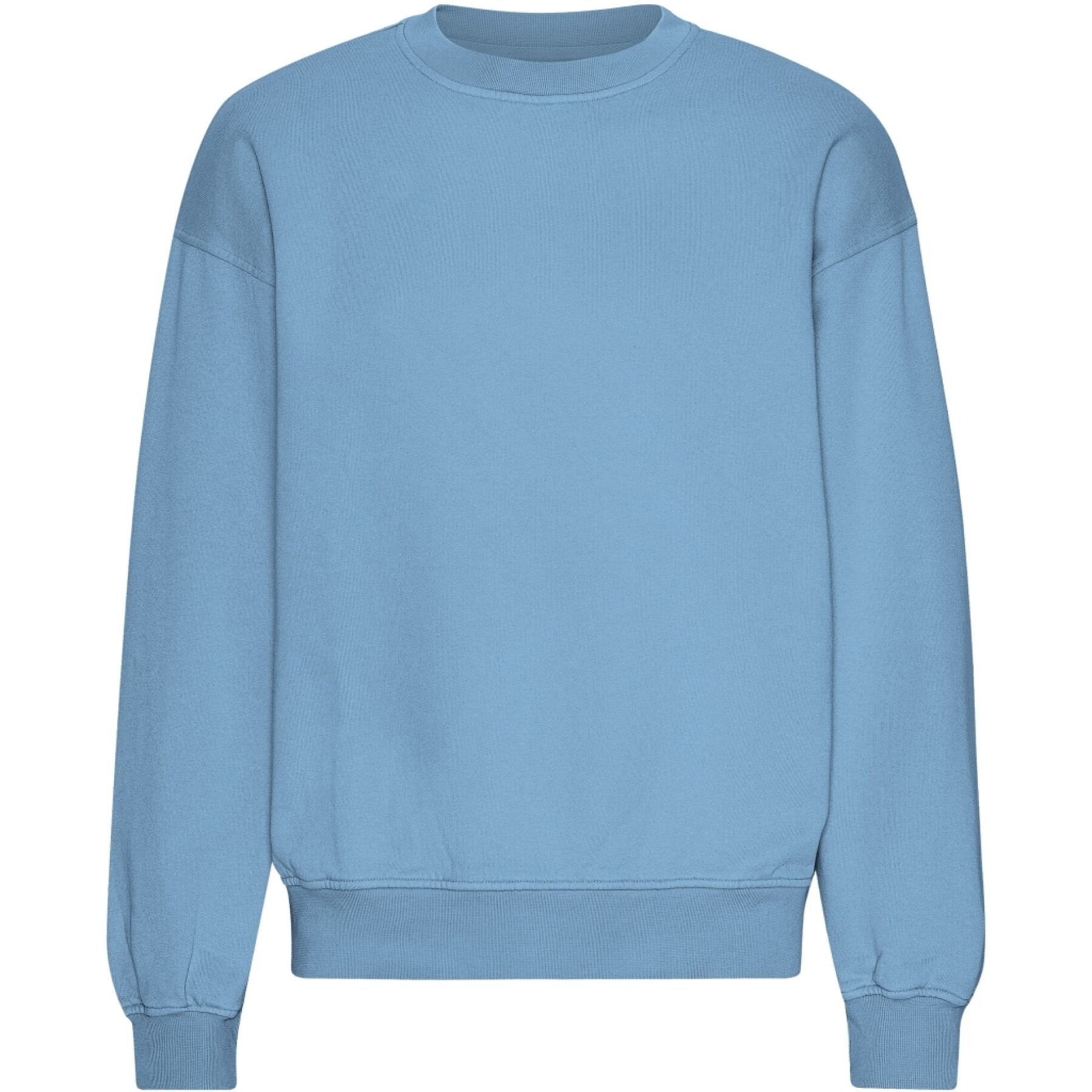 Sweatshirt mit Rundhalsausschnitt in Oversize-Optik Colorful Standard Organic Seaside Blue