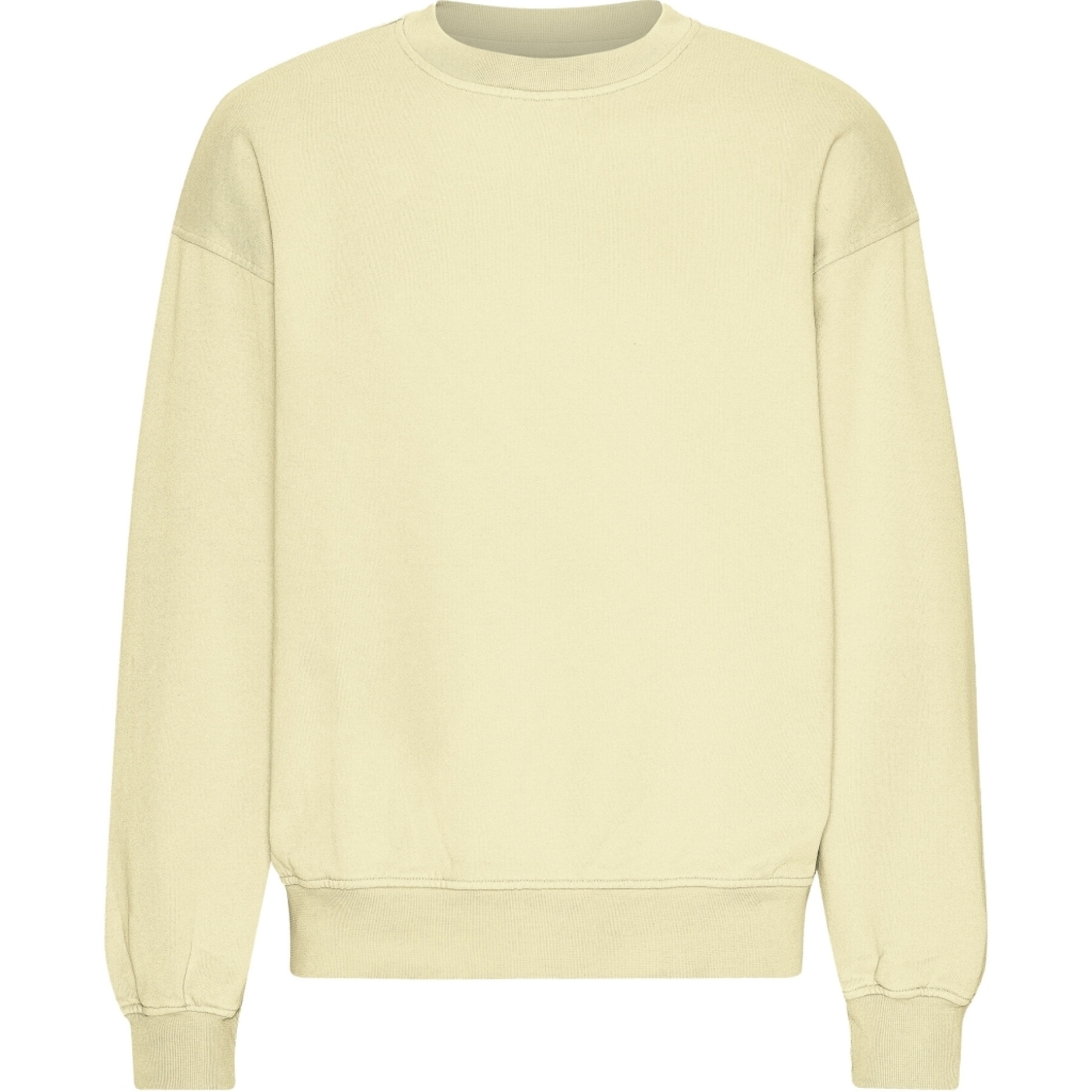 Sweatshirt mit Rundhalsausschnitt in Oversize-Optik Colorful Standard Organic Soft Yellow