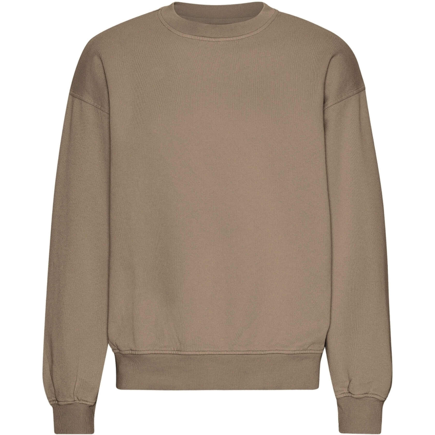 Sweatshirt mit Rundhalsausschnitt in Oversize-Optik Colorful Standard Organic Warm Taupe