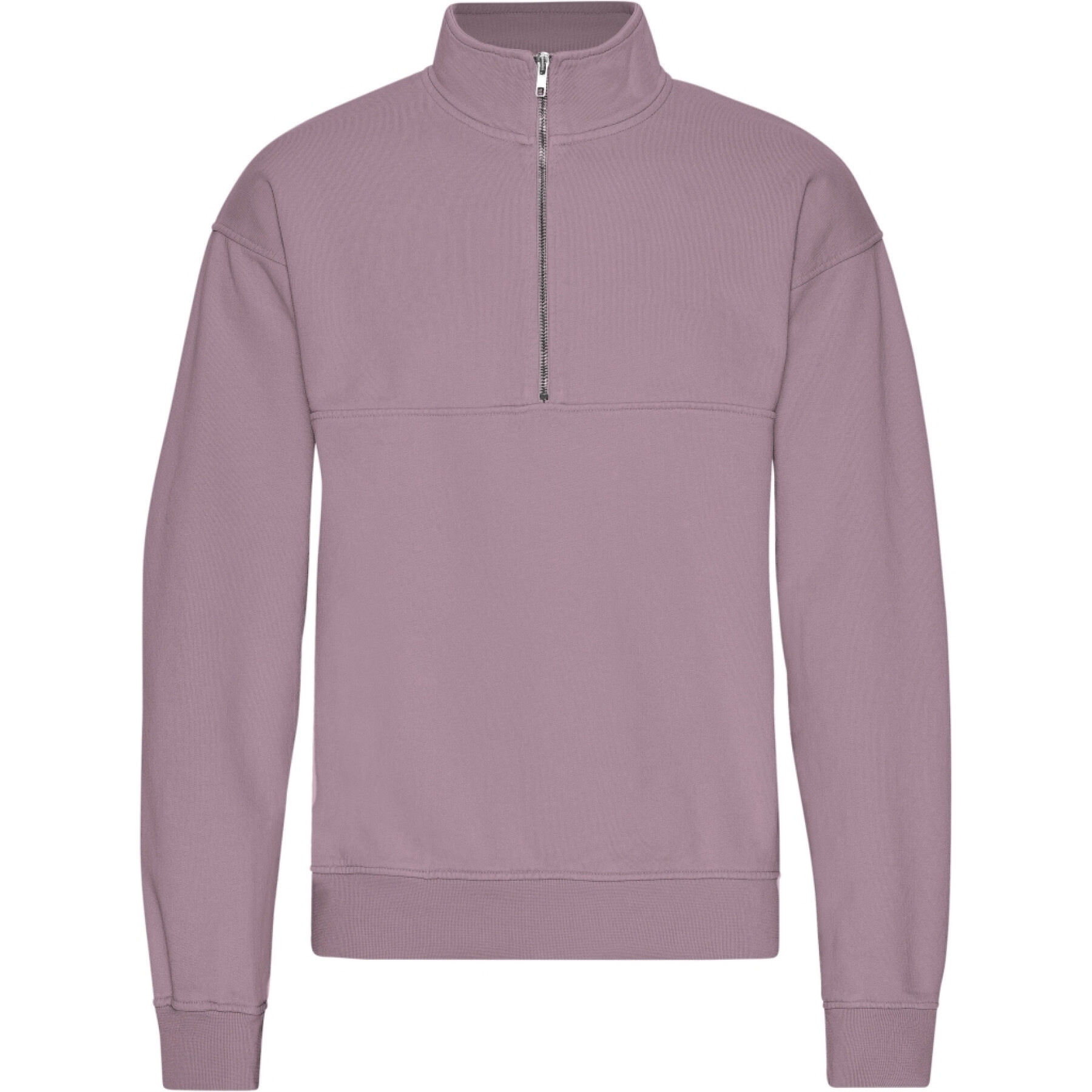 Sweatshirt 1/4 Reißverschluss Colorful Standard Organic Pearly Purple