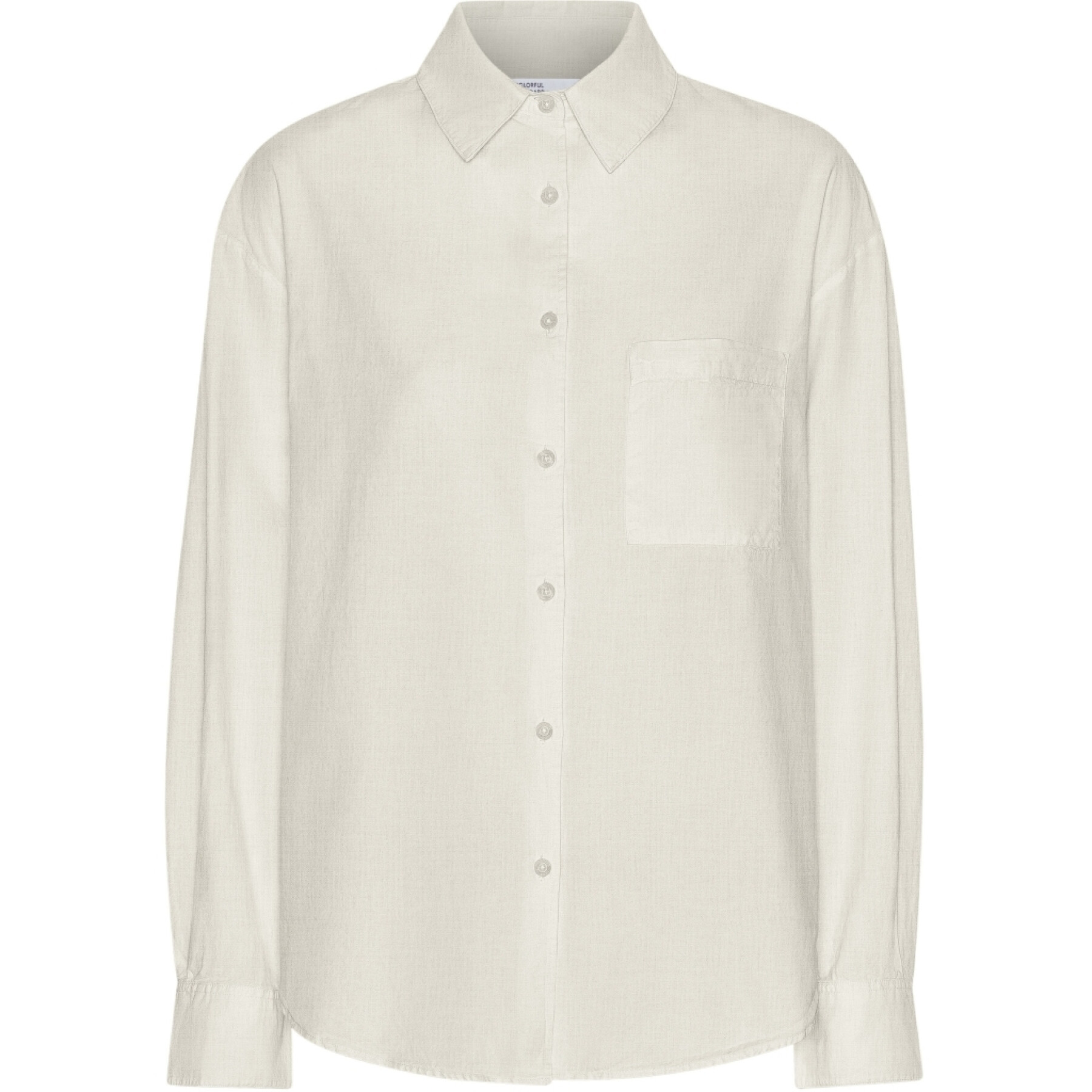 Oversize-Hemd, Damen Colorful Standard Organic Ivory White