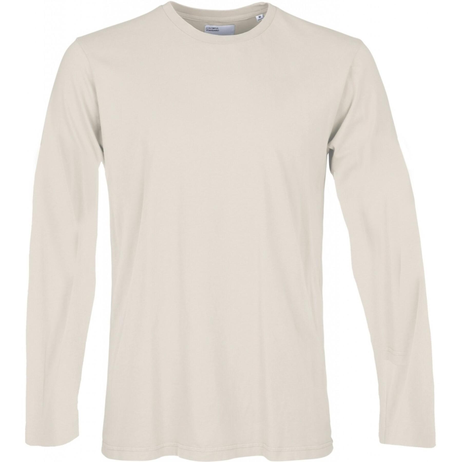 T-Shirt mit langen Ärmeln Colorful Standard Classic Organic ivory white