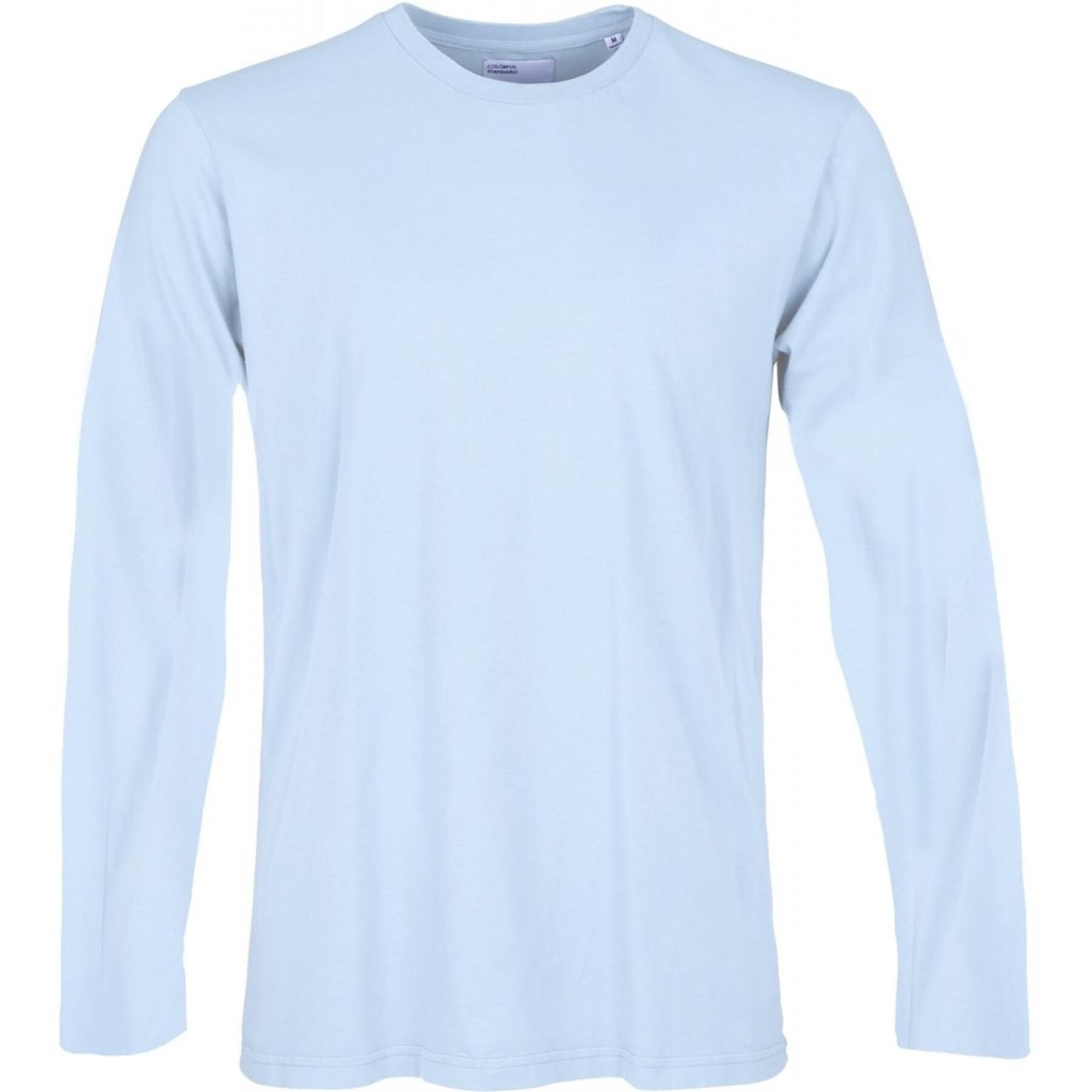 T-Shirt mit langen Ärmeln Colorful Standard Classic Organic polar blue