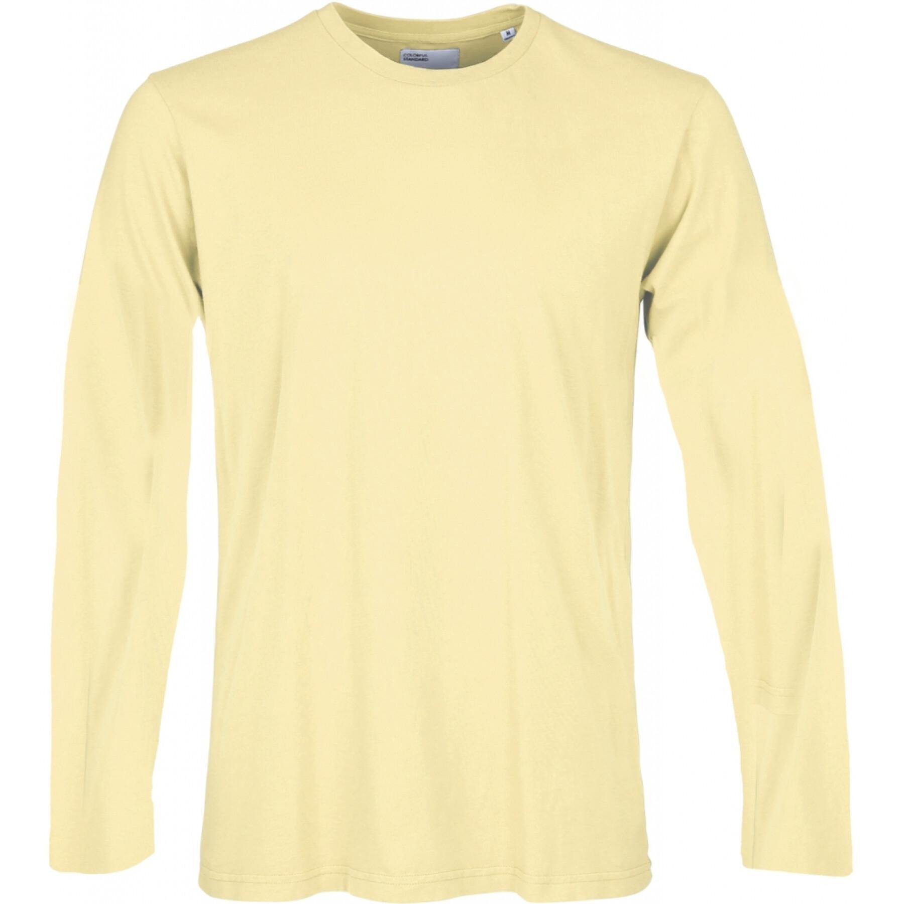 T-Shirt mit langen Ärmeln Colorful Standard Classic Organic soft yellow