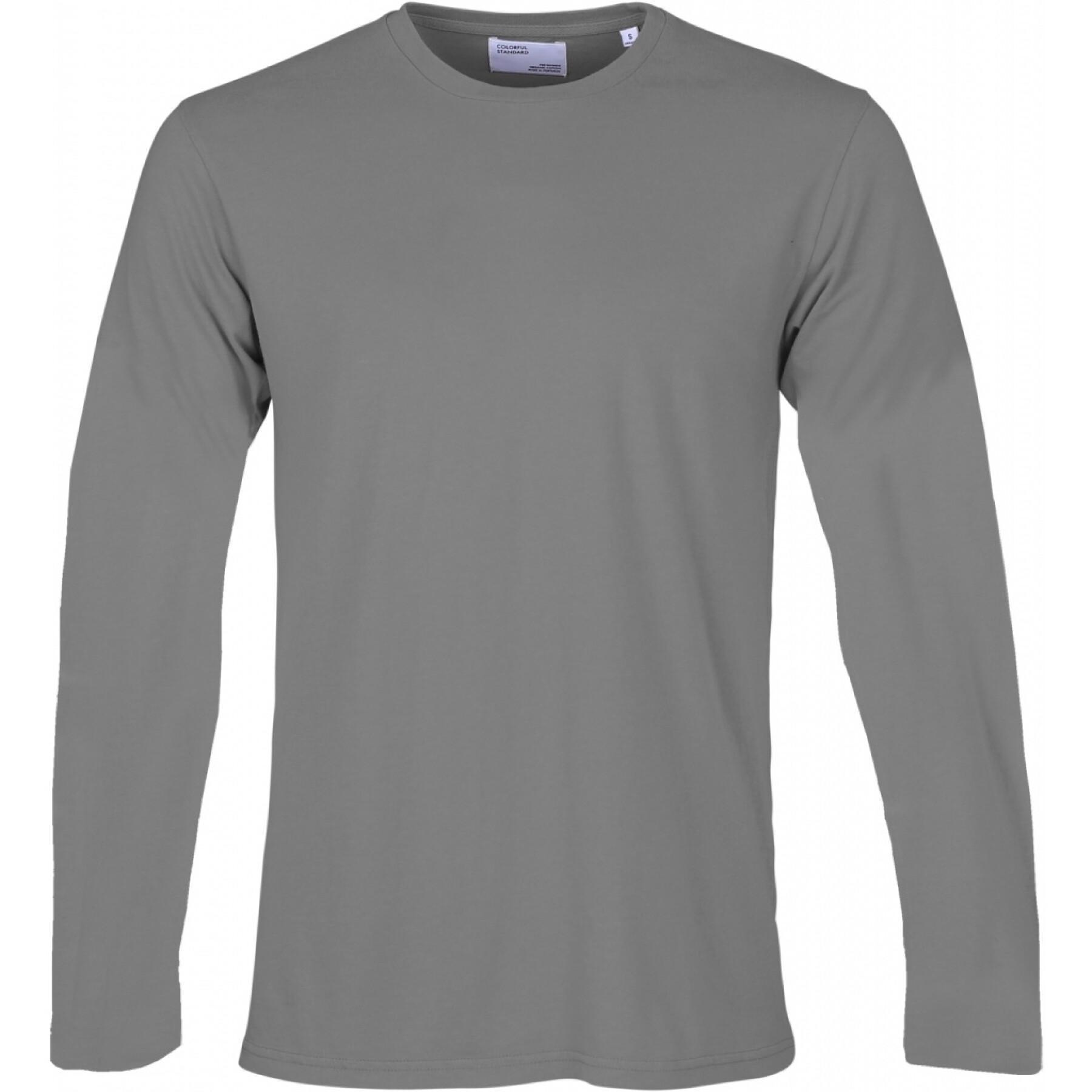 T-Shirt mit langen Ärmeln Colorful Standard Classic Organic storm grey