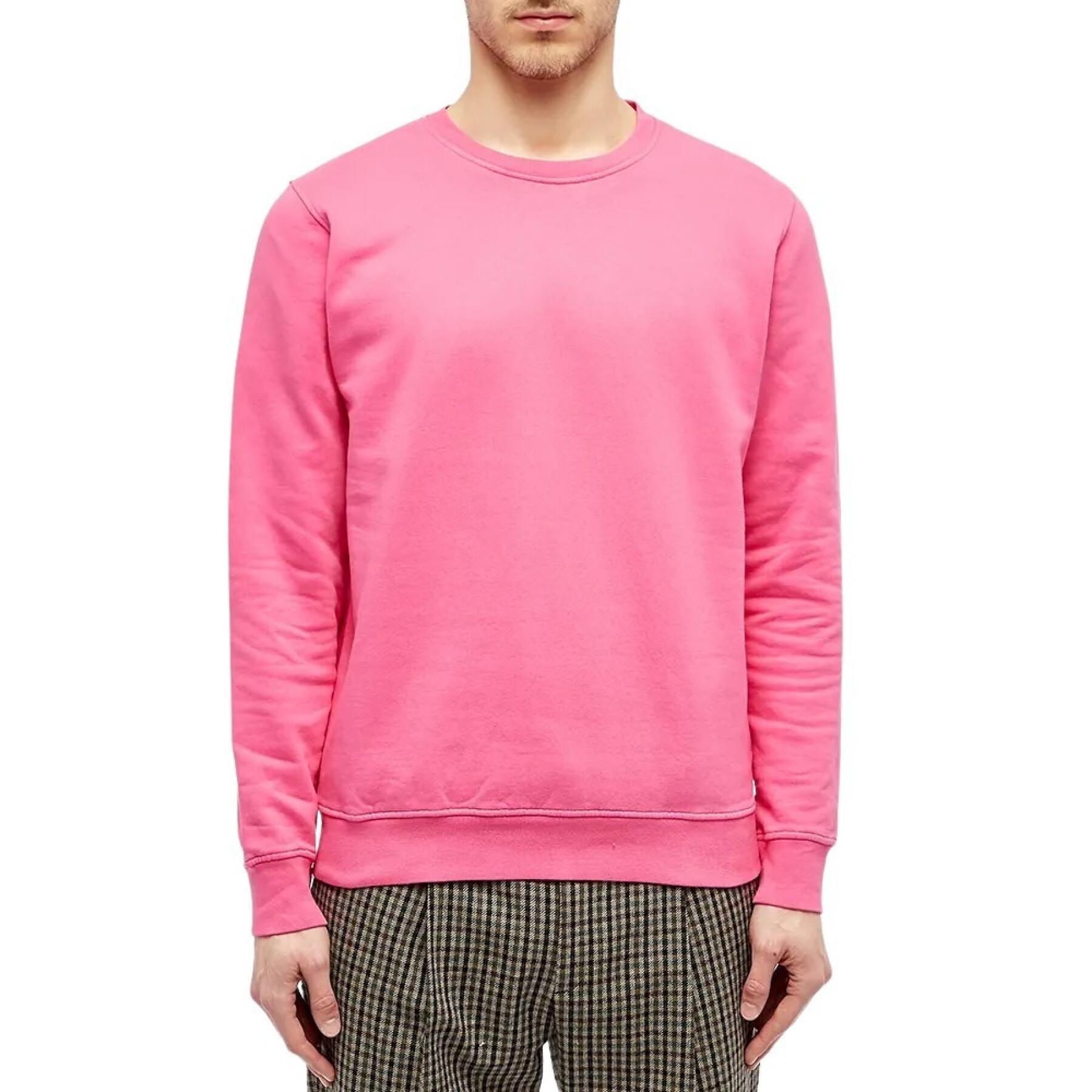 Sweatshirt mit Rundhalsausschnitt Colorful Standard Classic Organic bubblegum pink