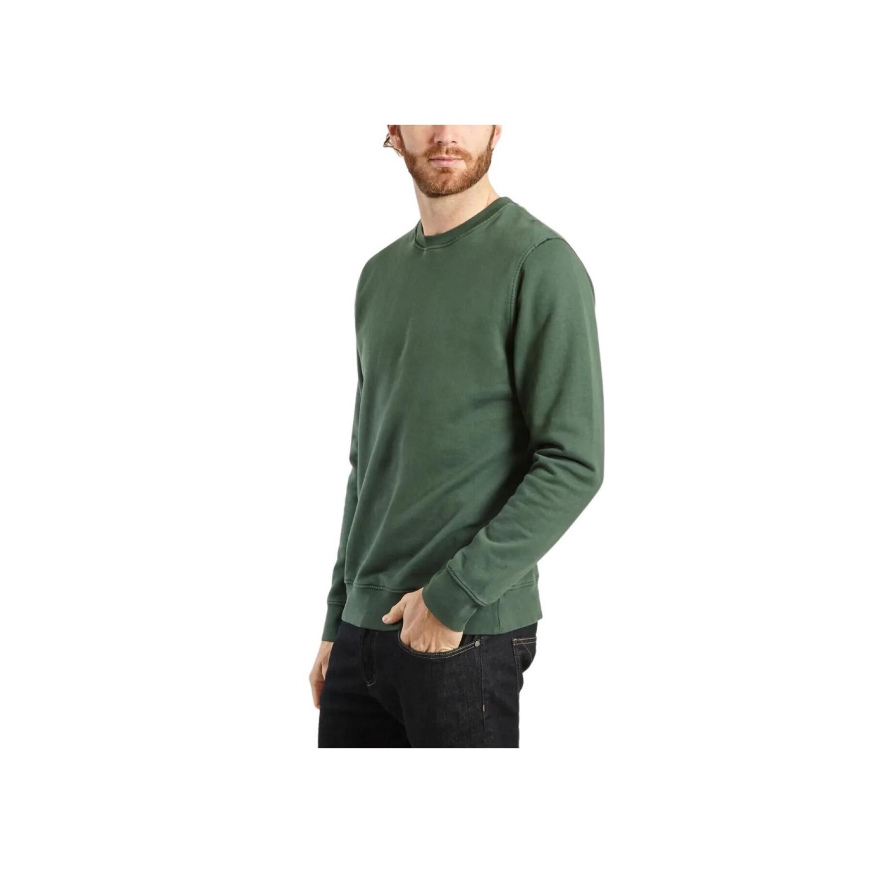 Sweatshirt mit Rundhalsausschnitt Colorful Standard Classic Organic emerald green
