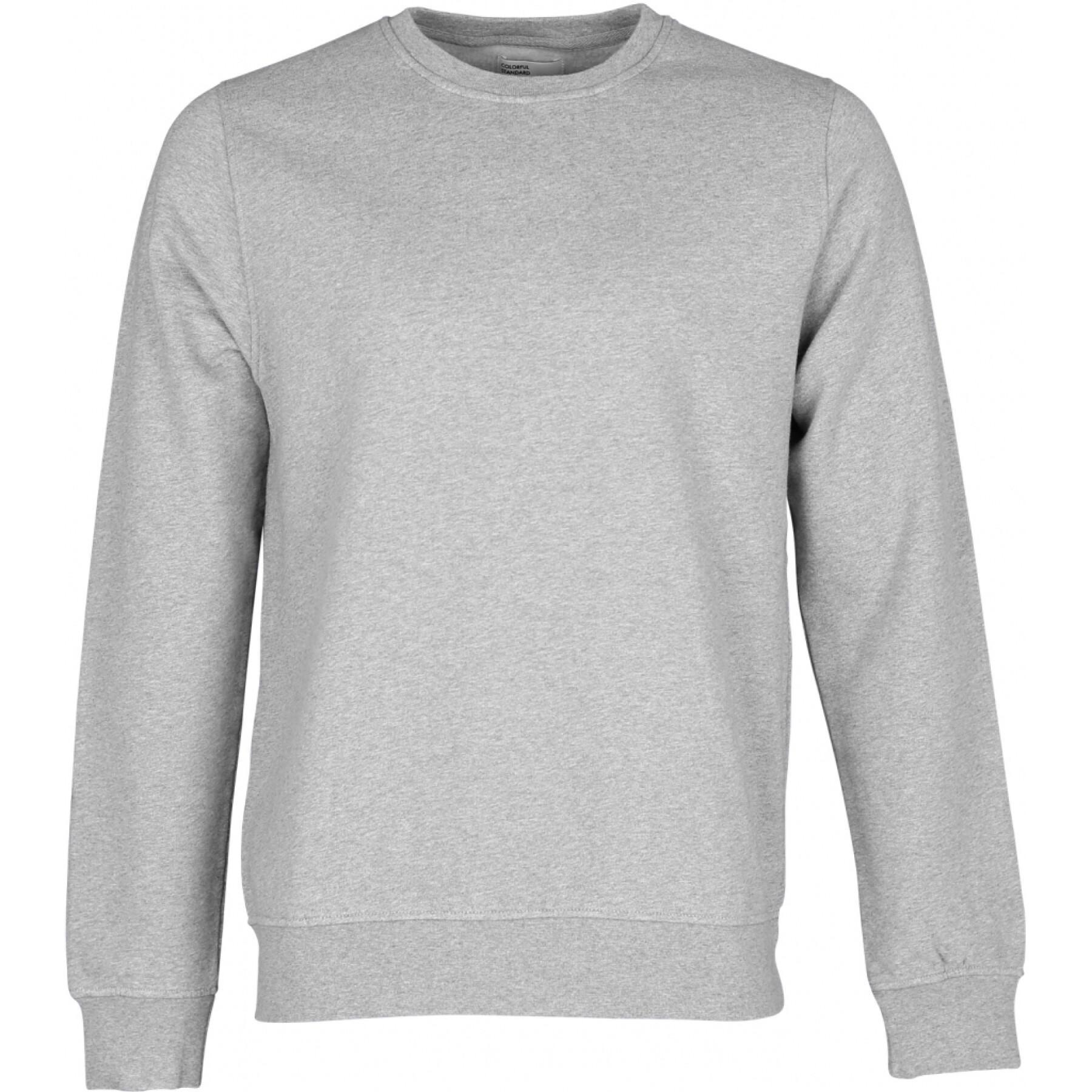 Sweatshirt mit Rundhalsausschnitt Colorful Standard Classic Organic heather grey