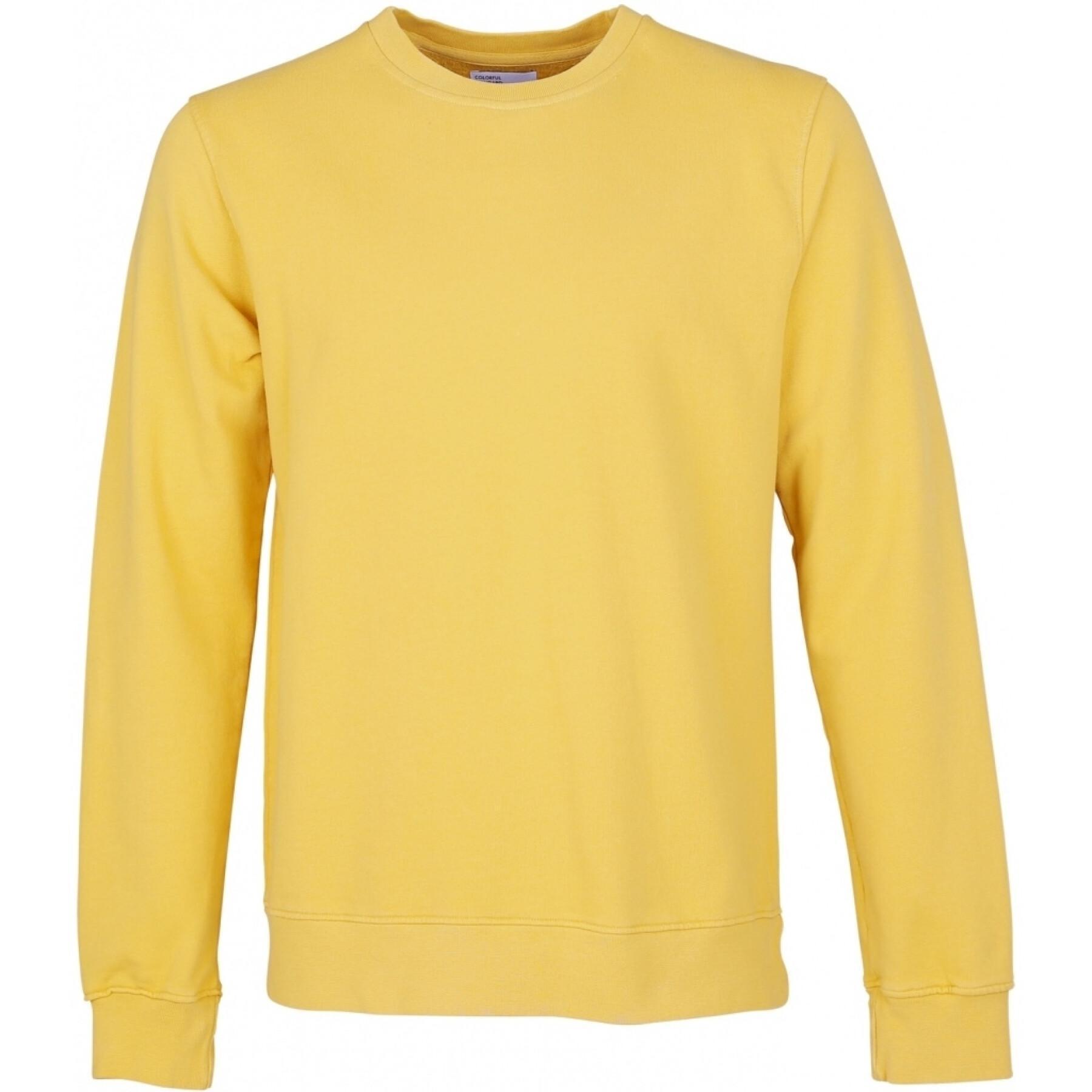 Sweatshirt mit Rundhalsausschnitt Colorful Standard Classic Organic lemon yellow