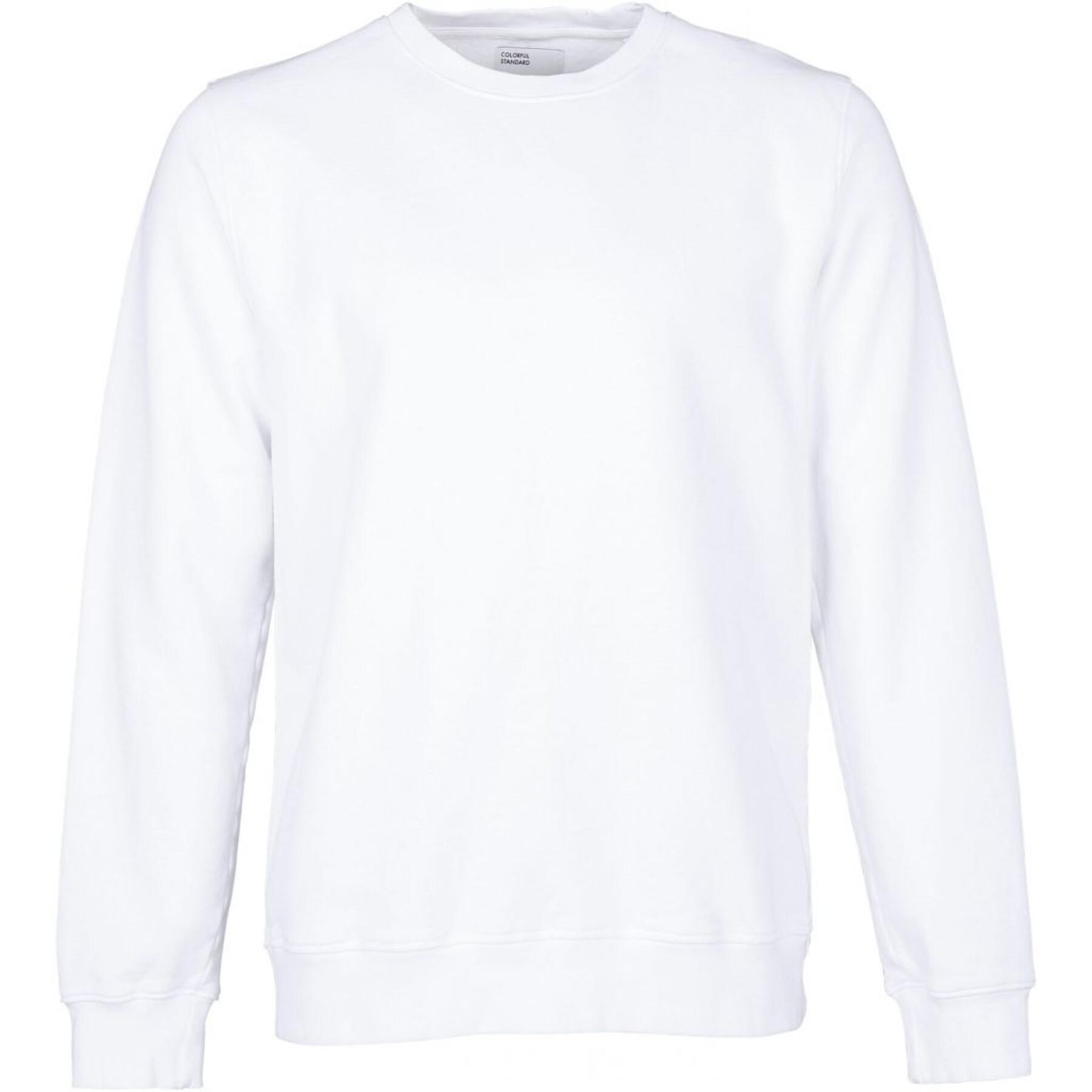 Sweatshirt mit Rundhalsausschnitt Colorful Standard Classic Organic optical white