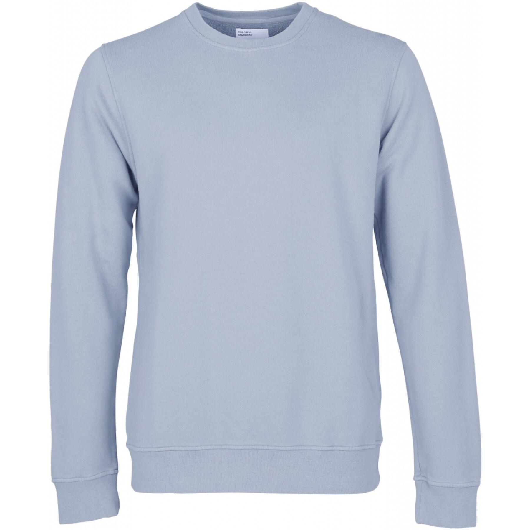 Sweatshirt mit Rundhalsausschnitt Colorful Standard Classic Organic powder blue