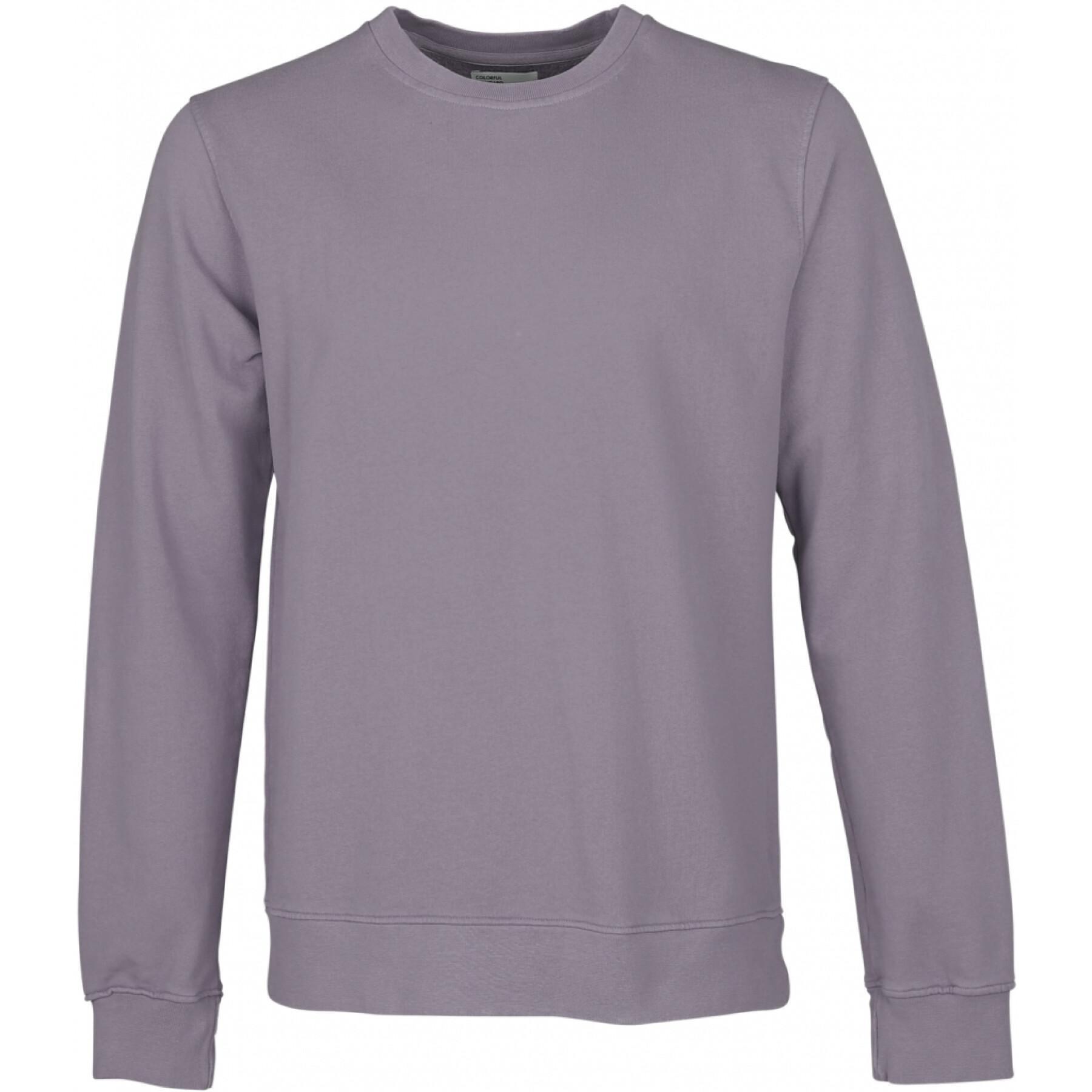 Sweatshirt mit Rundhalsausschnitt Colorful Standard Classic Organic purple haze