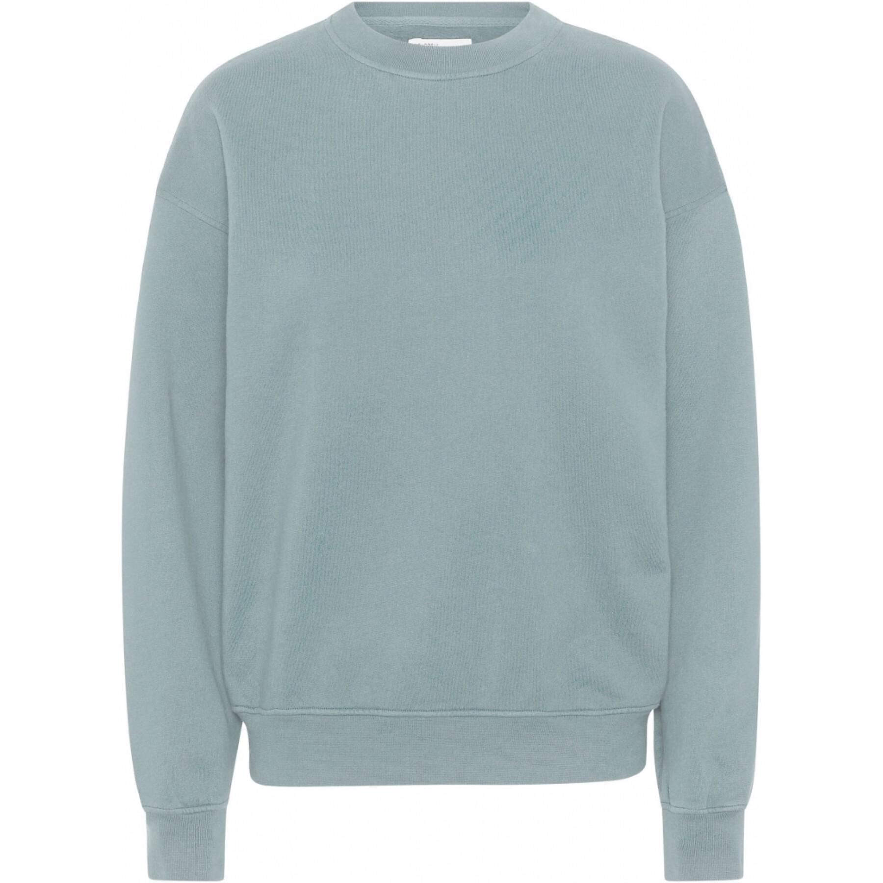 Sweatshirt mit Rundhalsausschnitt Colorful Standard Organic oversized steel blue