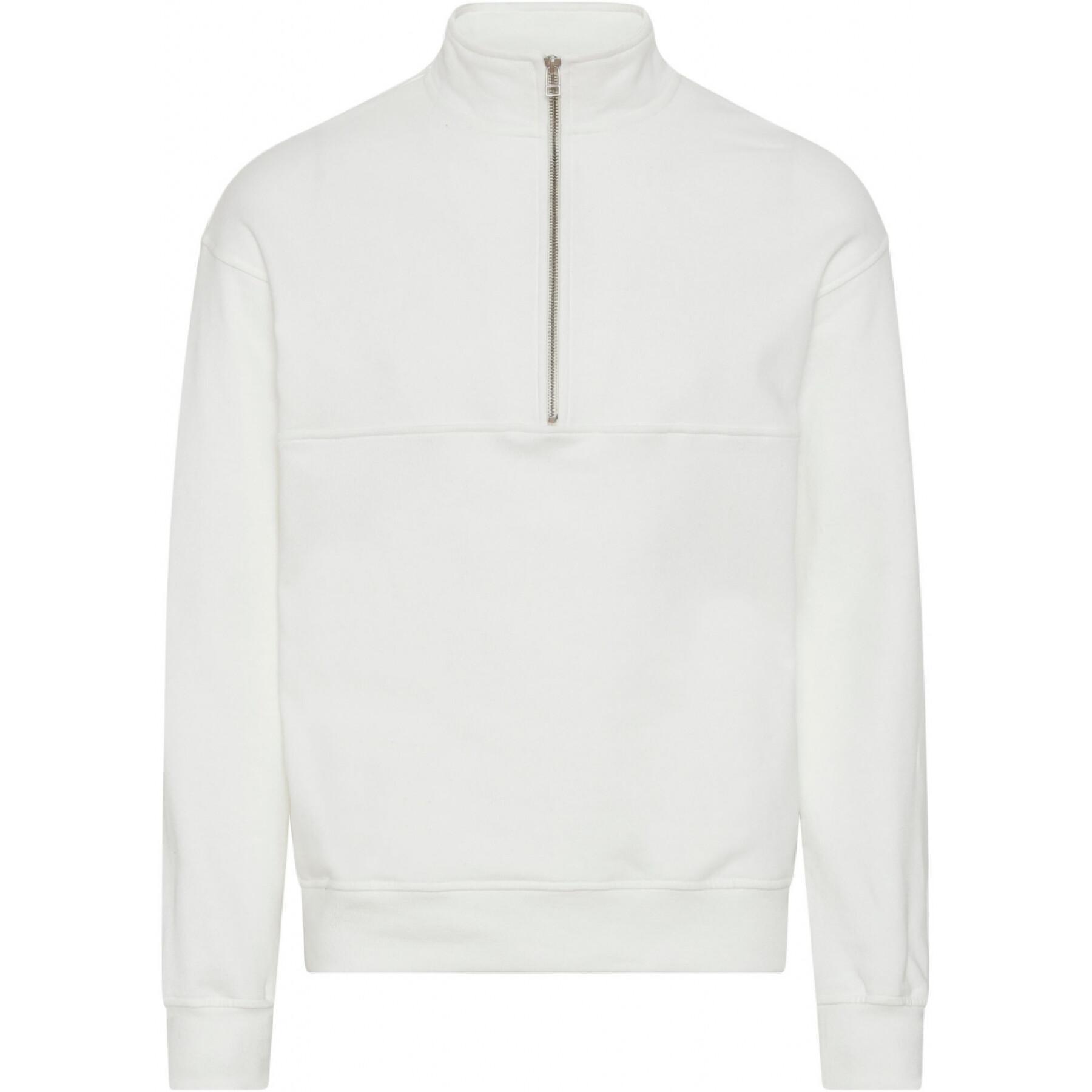 Sweatshirt 1/4 Reißverschluss Colorful Standard Organic optical white