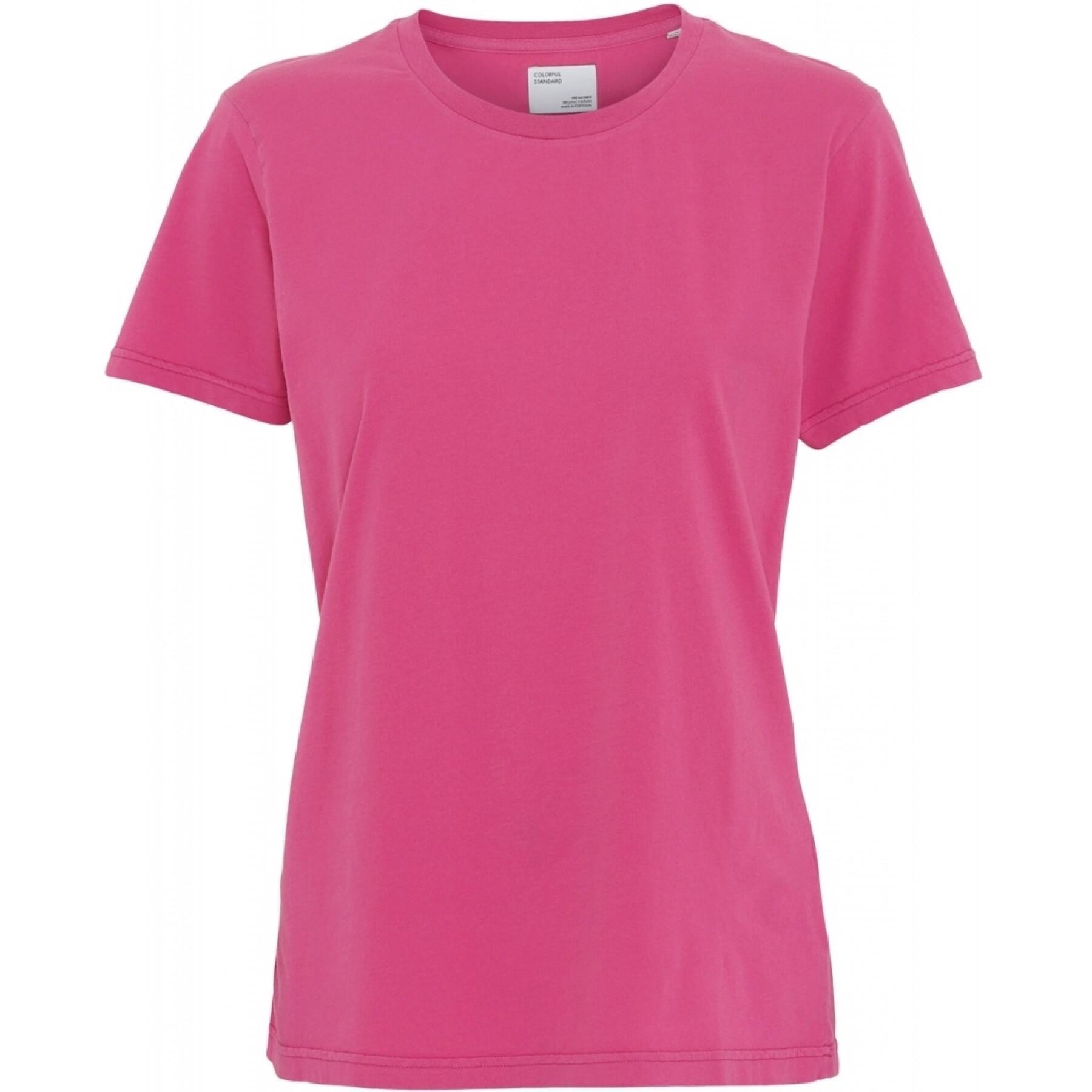 T-Shirt Frau Colorful Standard Light Organic bubblegum pink