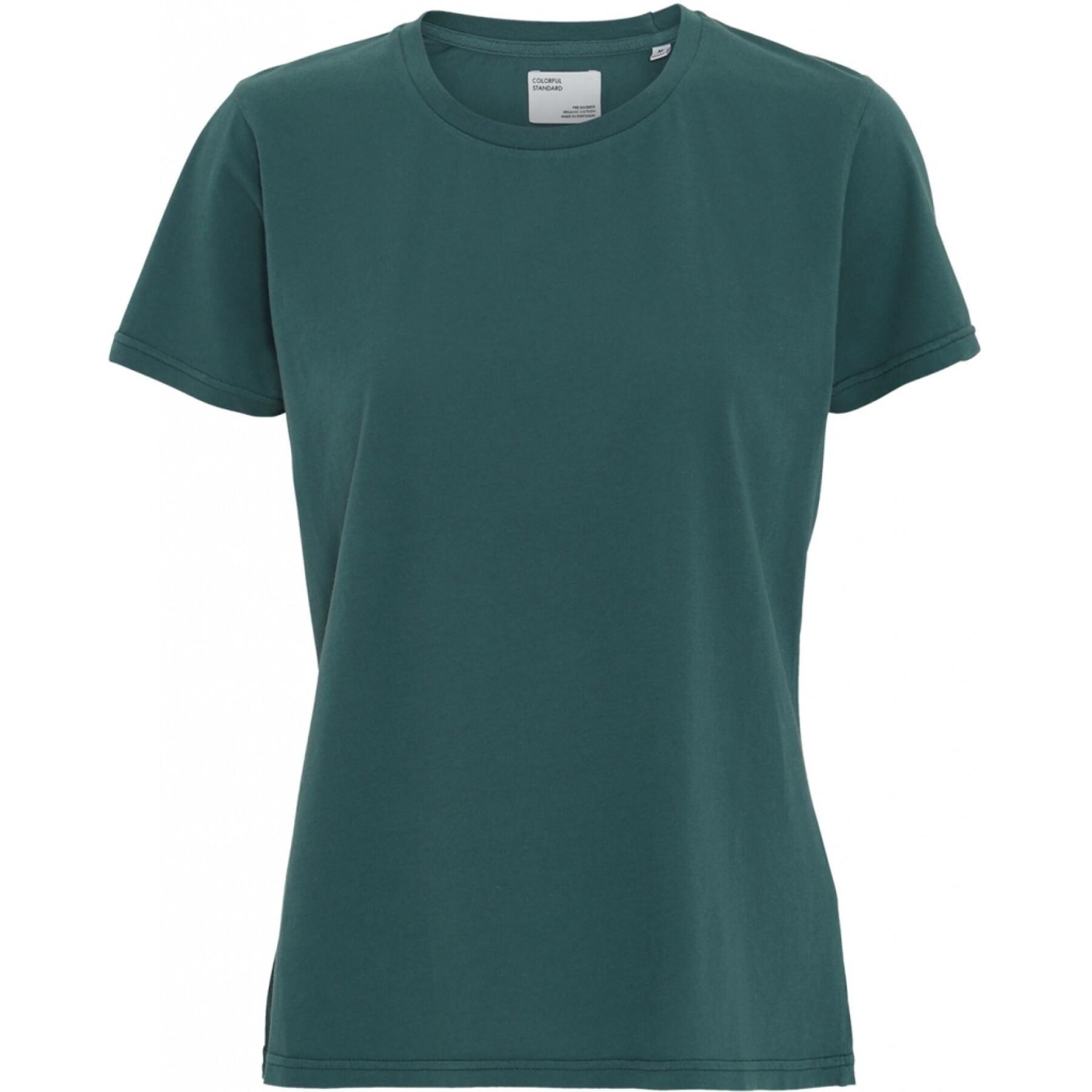 T-Shirt Frau Colorful Standard Light Organic ocean green