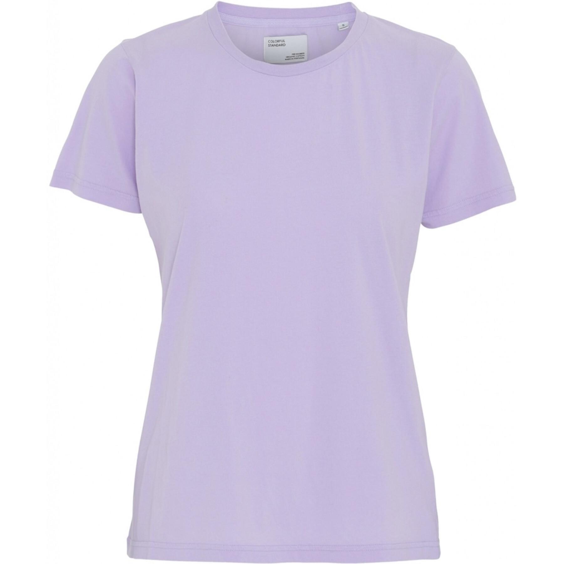 T-Shirt Frau Colorful Standard Light Organic soft lavender