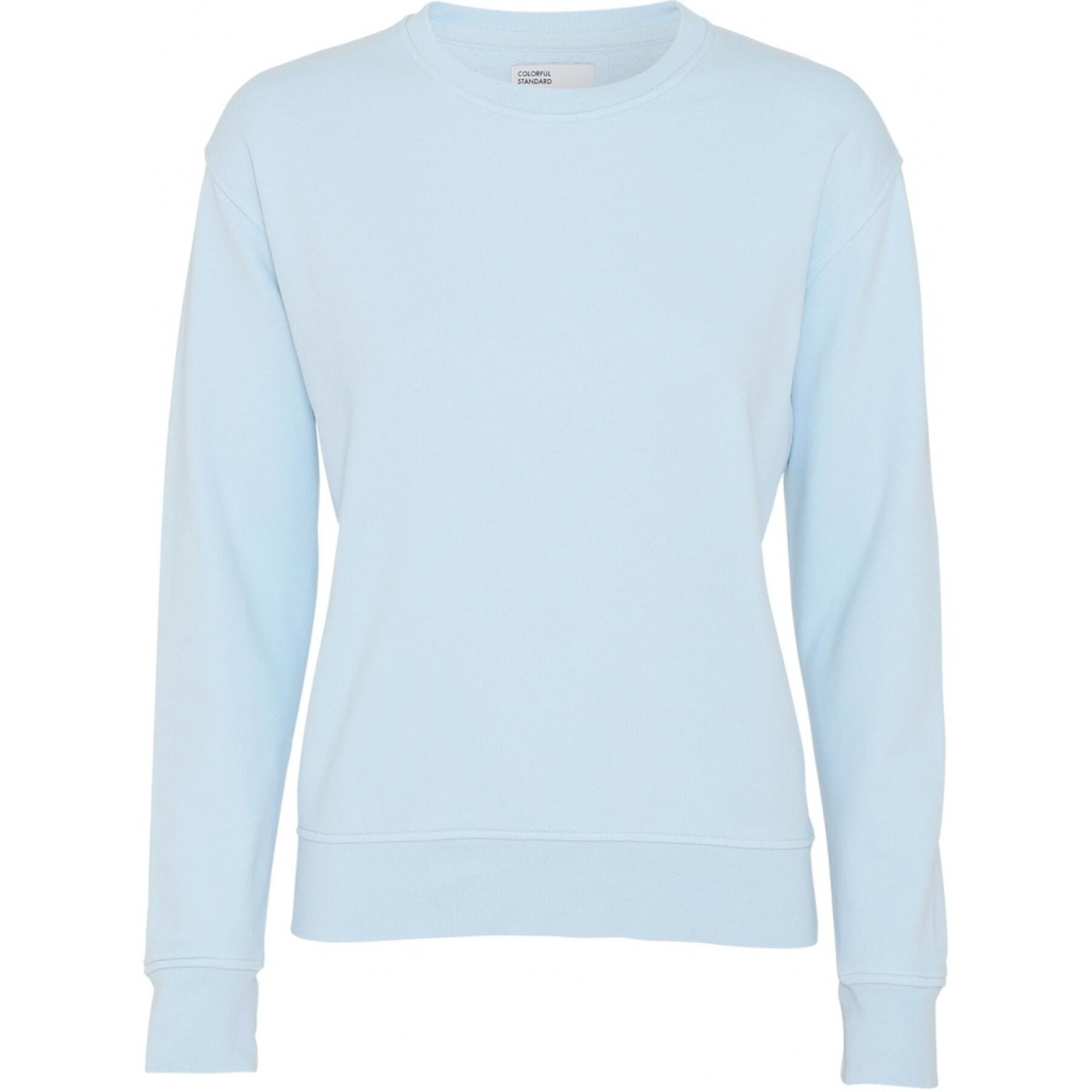 Pullover mit Rundhalsausschnitt Frau Colorful Standard Classic Organic polar blue