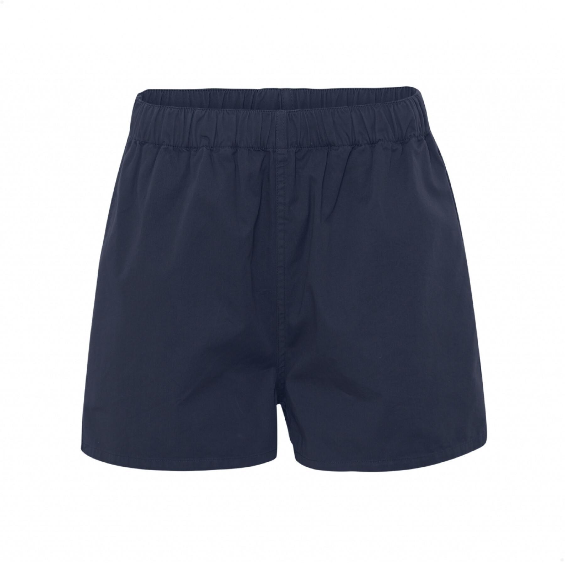 Twill-Shorts für Frauen Colorful Standard Organic navy blue