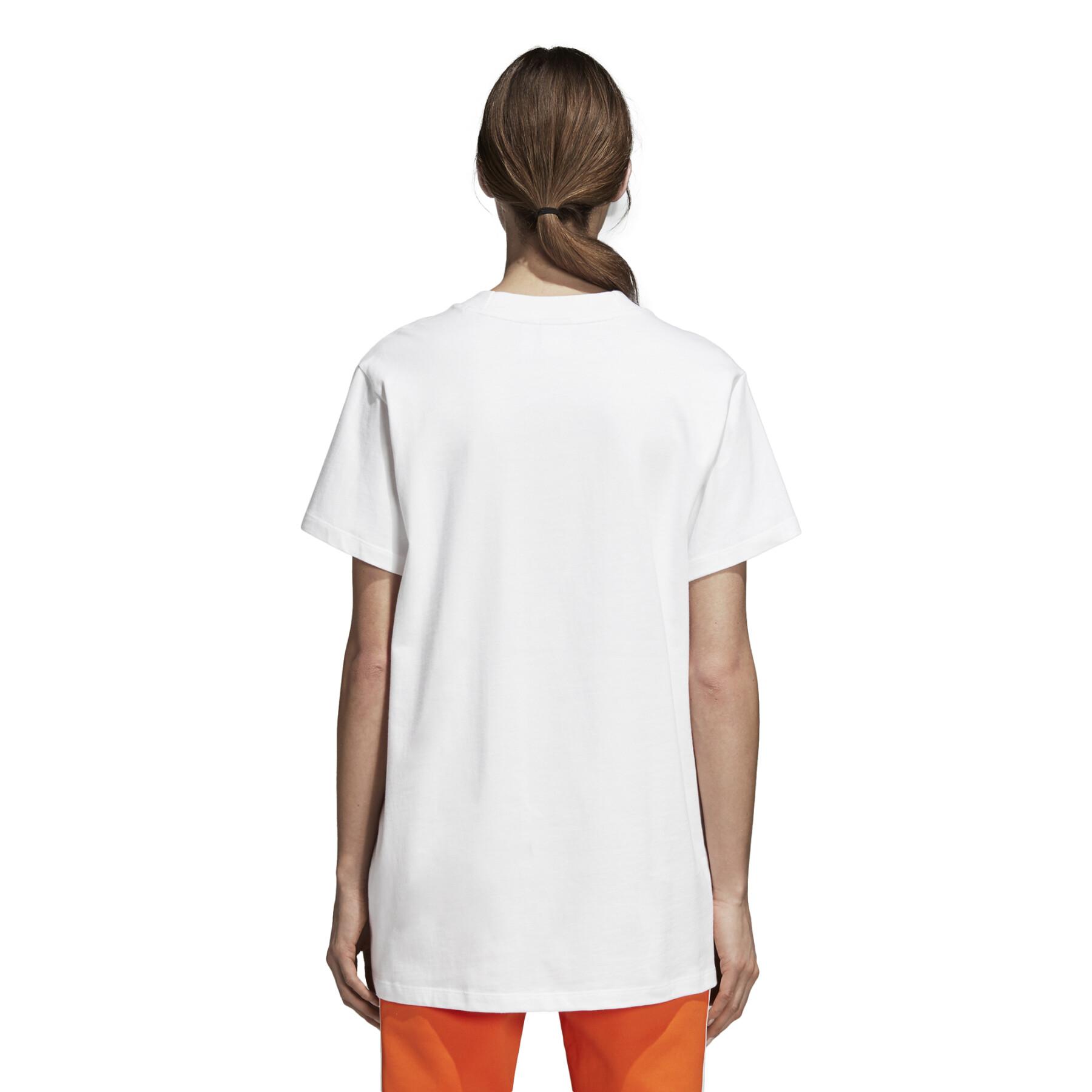 T-Shirt Damen adidas Oversize Trefoil
